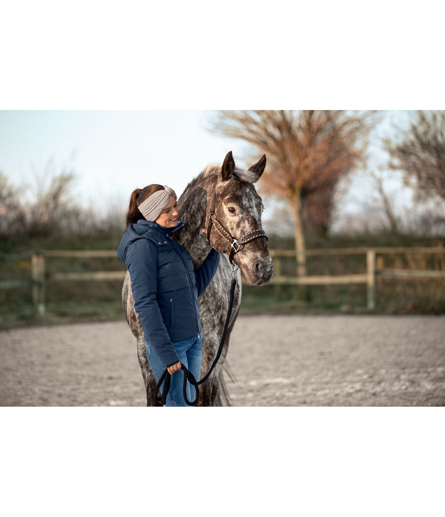 Veste d'quitation bi-matire  Jane