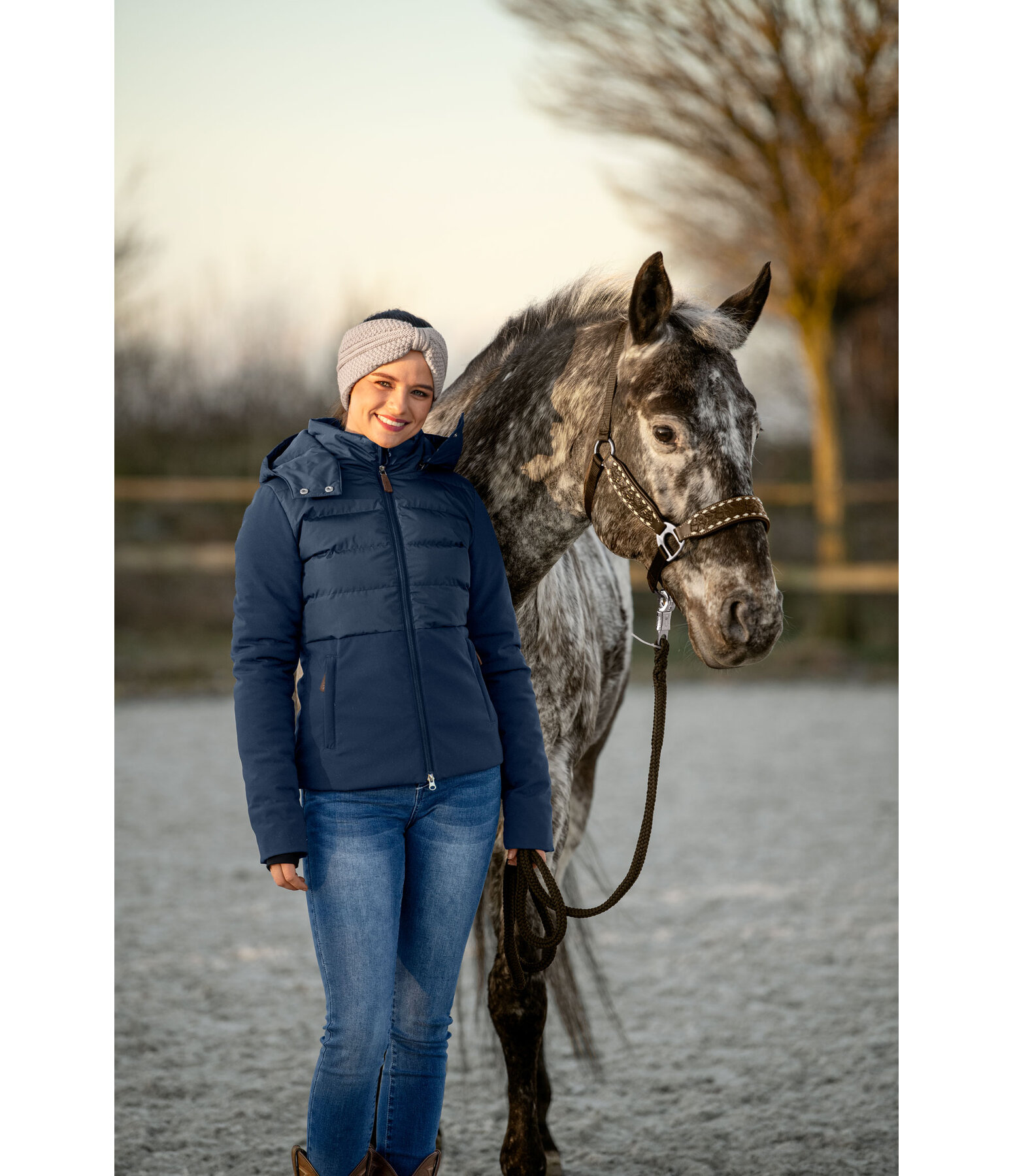 Veste d'quitation bi-matire  Jane