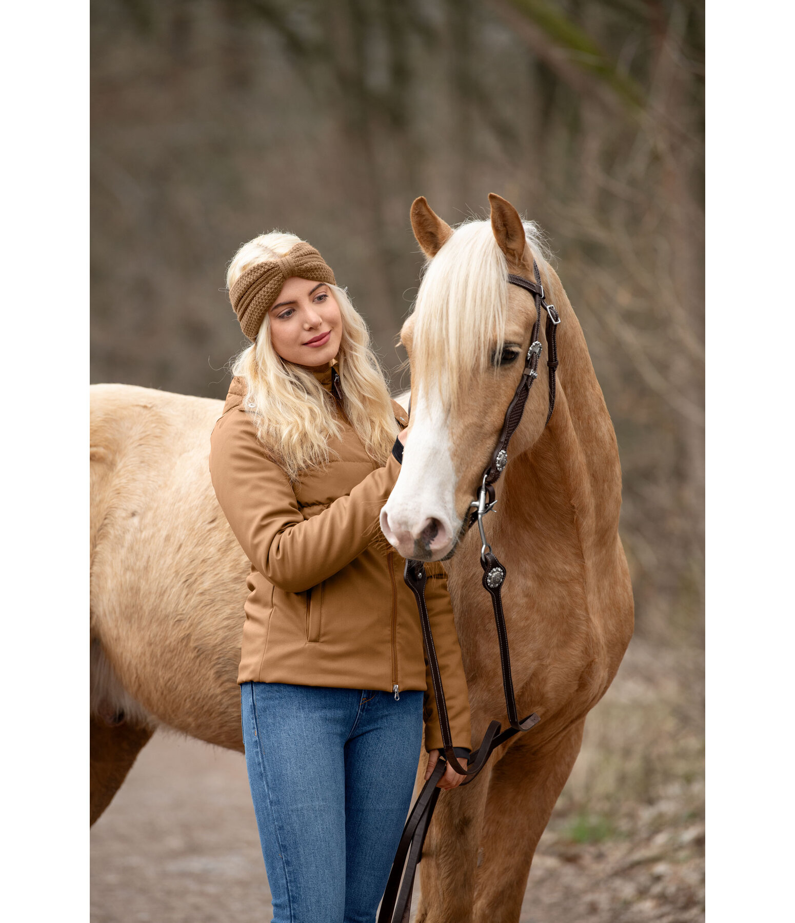 Veste d'quitation bi-matire  Jane