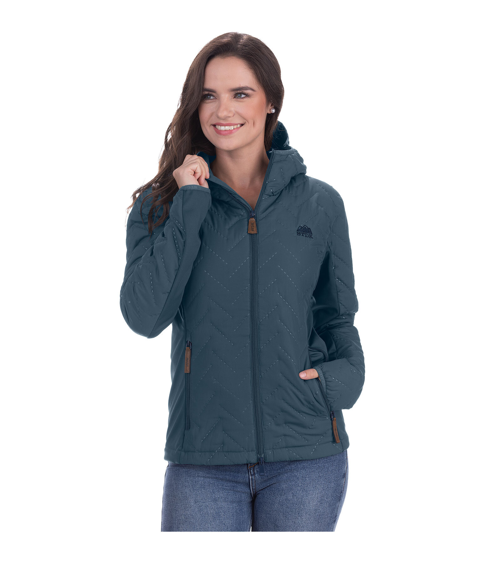 Veste matelasse bi-matire  Eve