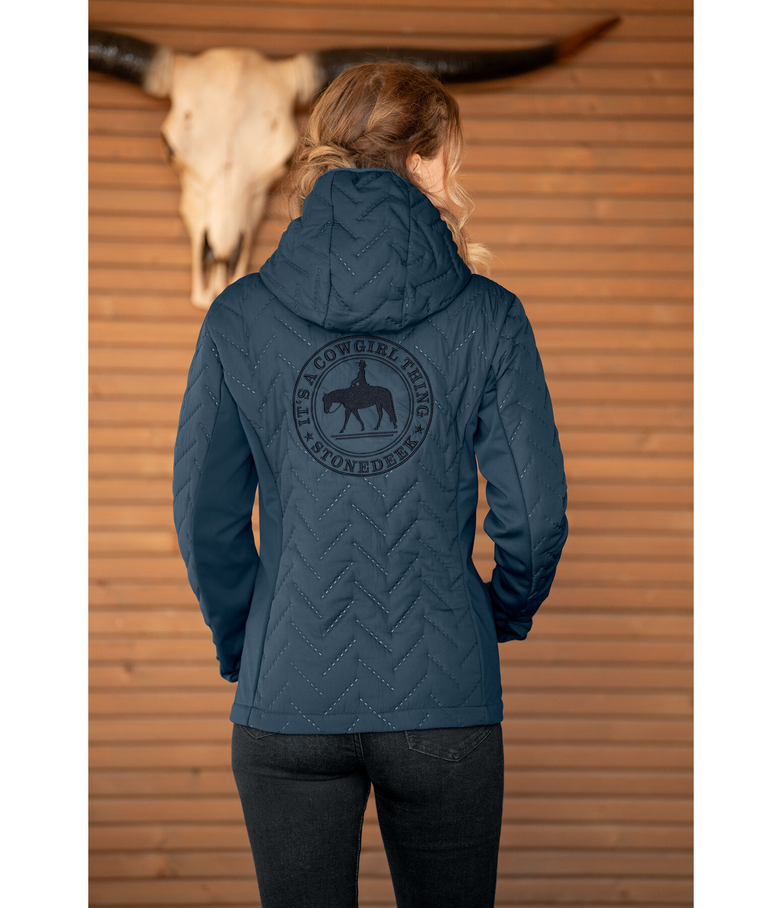 Veste matelasse bi-matire  Eve