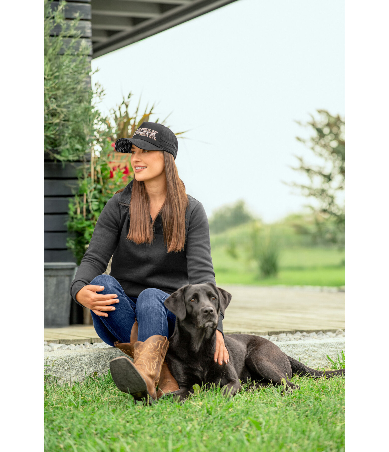 Pullover � col zipp�  Reign