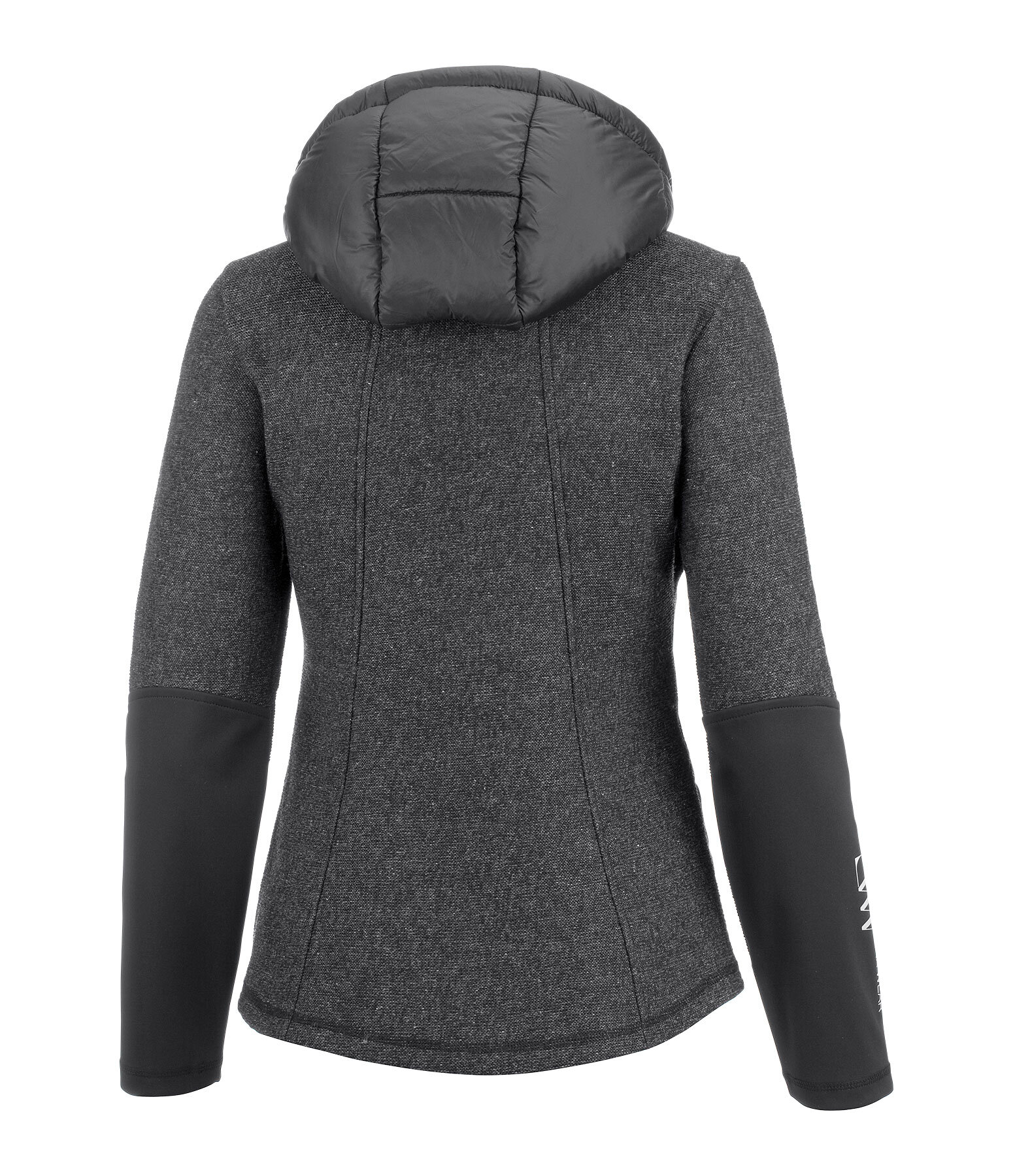 Veste hybride  capuche en tricot polaire