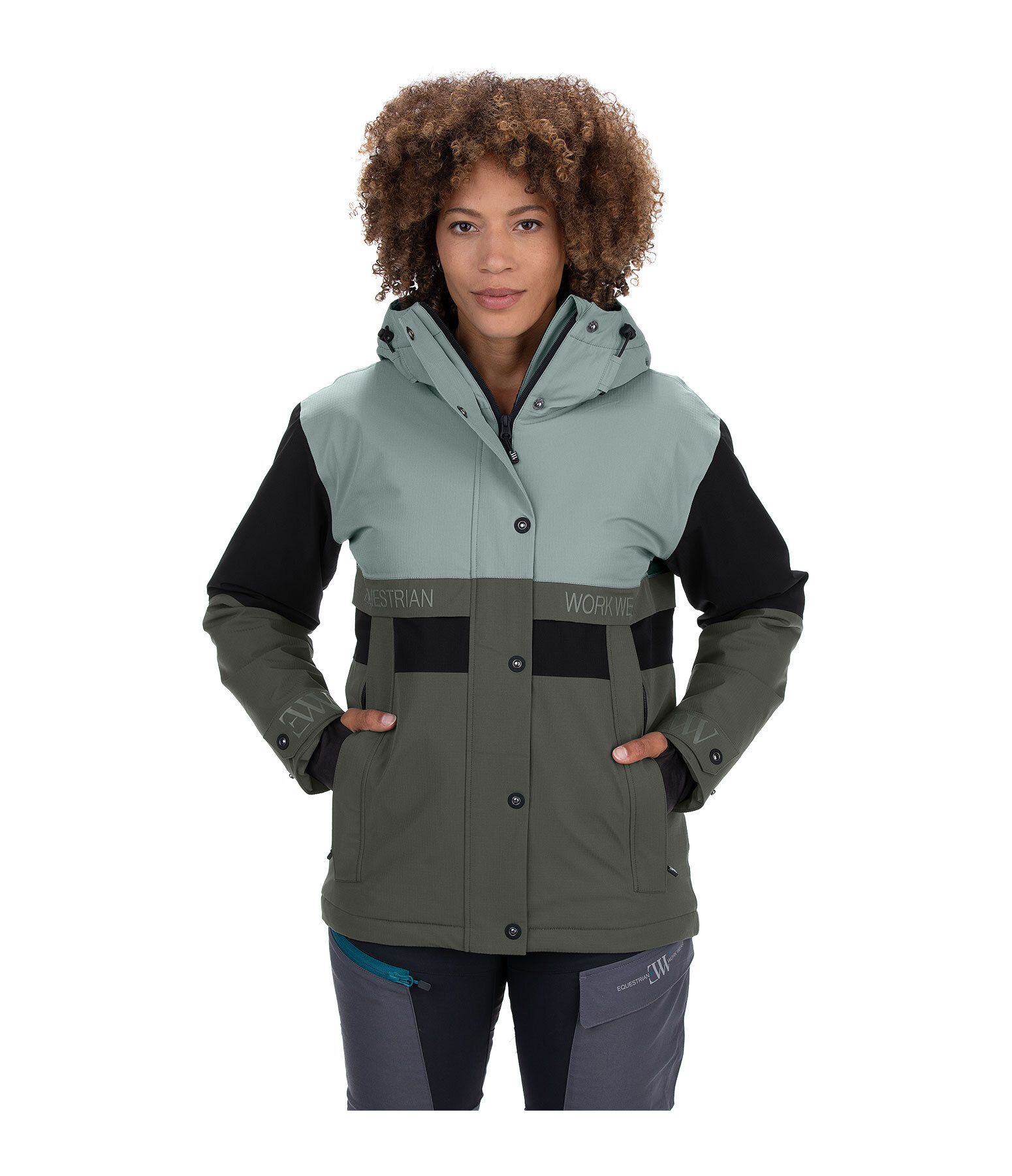 Veste d'extrieur d'hiver  capuche