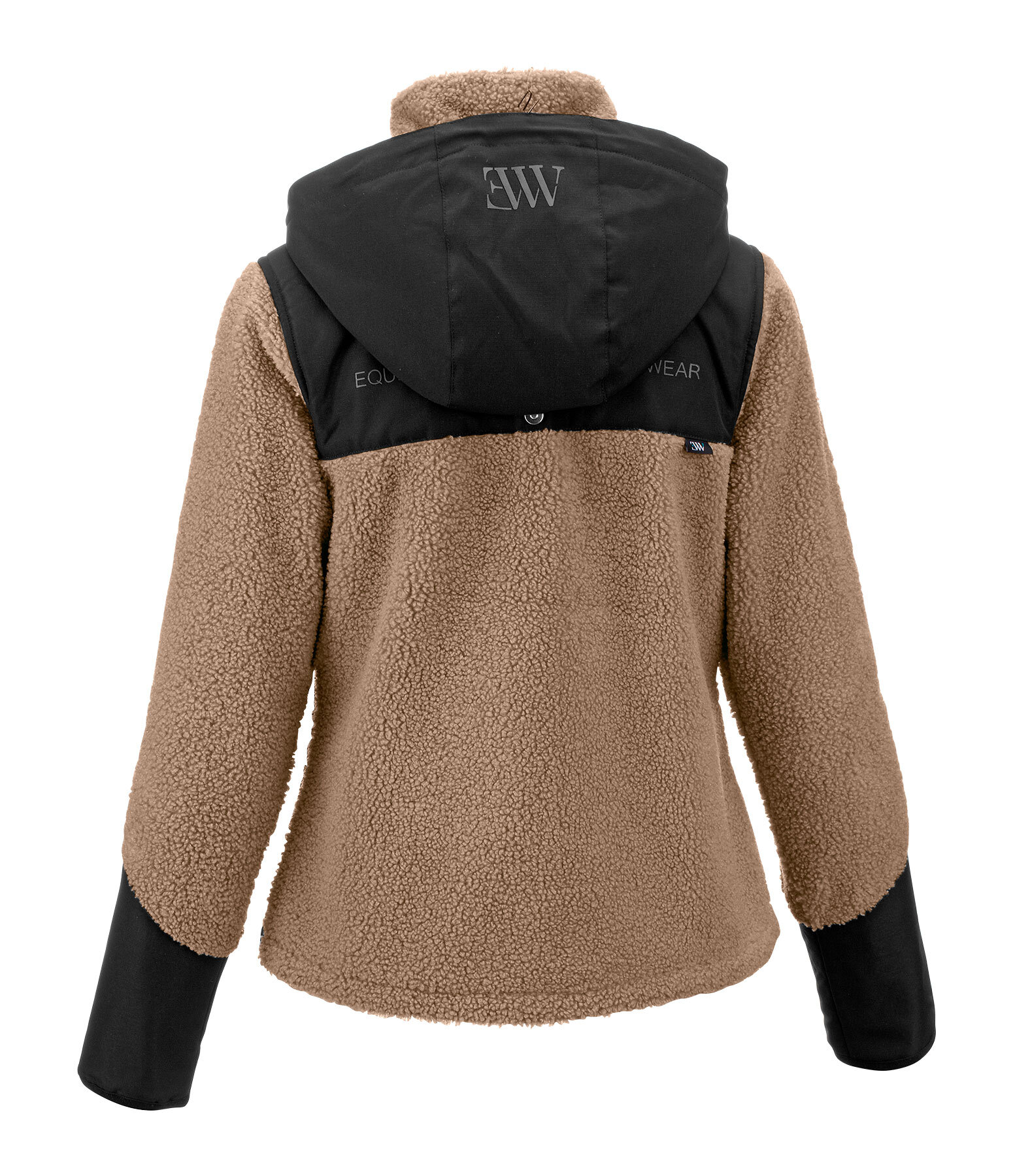 Sweat � capuche en polaire sherpa avec capuche amovible