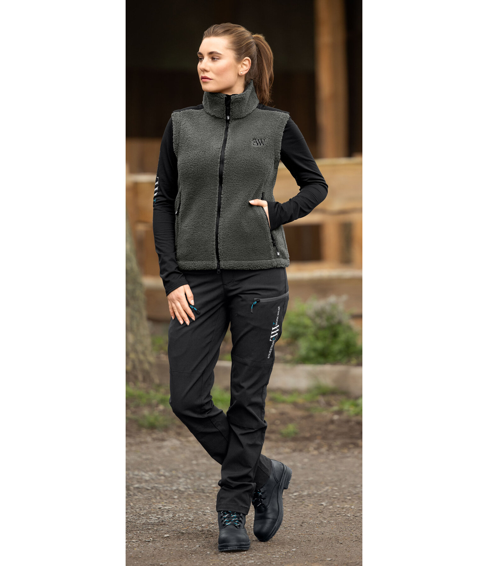Gilet en polaire sherpa