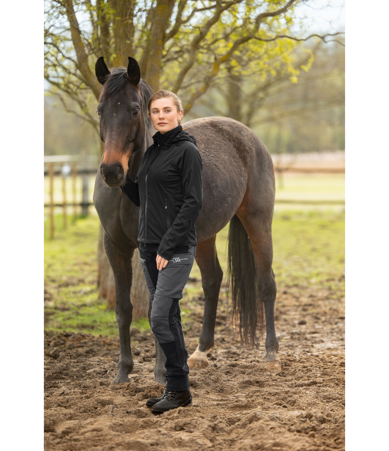 Veste softshell respirante avec capuche amovible