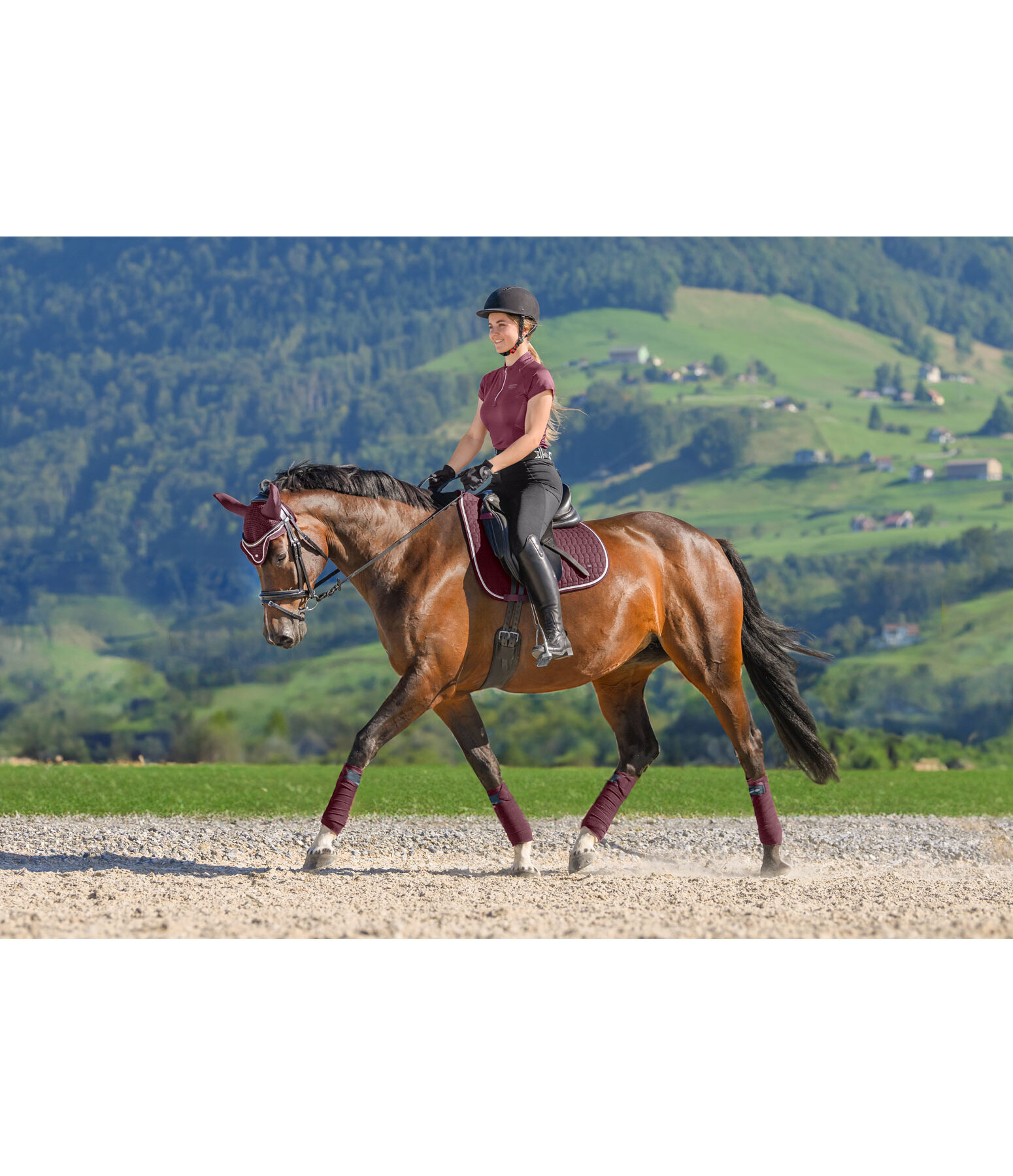Tapis de selle en coton  Basic Deluxe