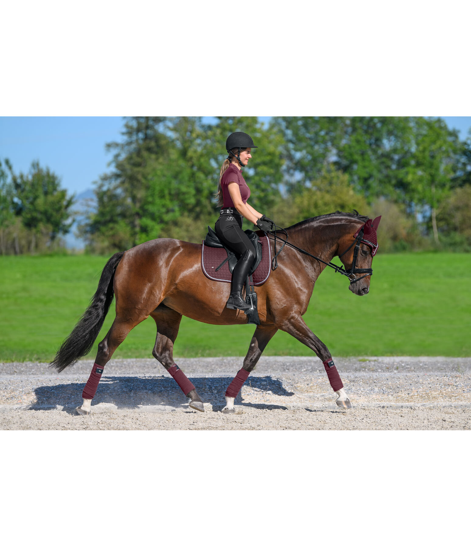 Tapis de selle en coton  Basic Deluxe