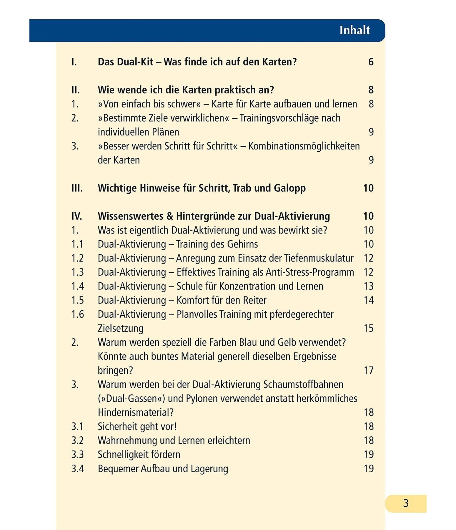 Geitners Dual-Kit + 30 cartes avec parcours et conseils d'entra�nement&nbsp;