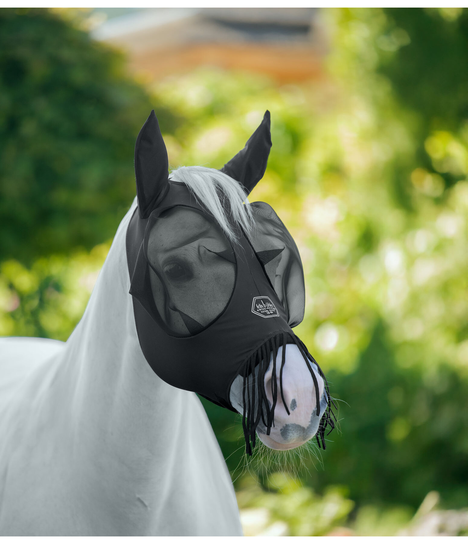 Masque anti-mouches avec fermeture  glissire et protge-naseaux  Stretch Comfort