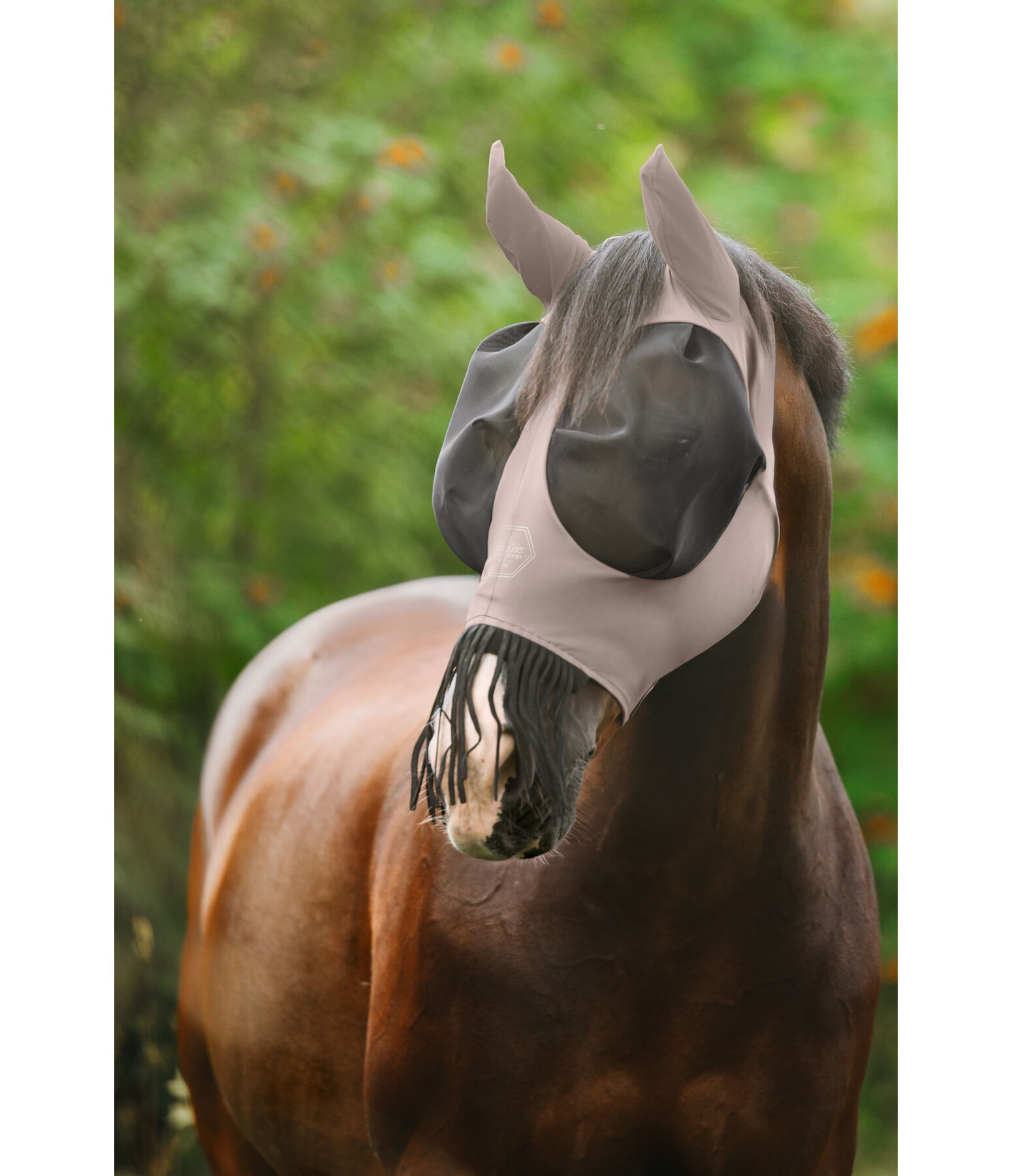 Masque anti-mouches avec fermeture  glissire et protge-naseaux  Stretch Comfort