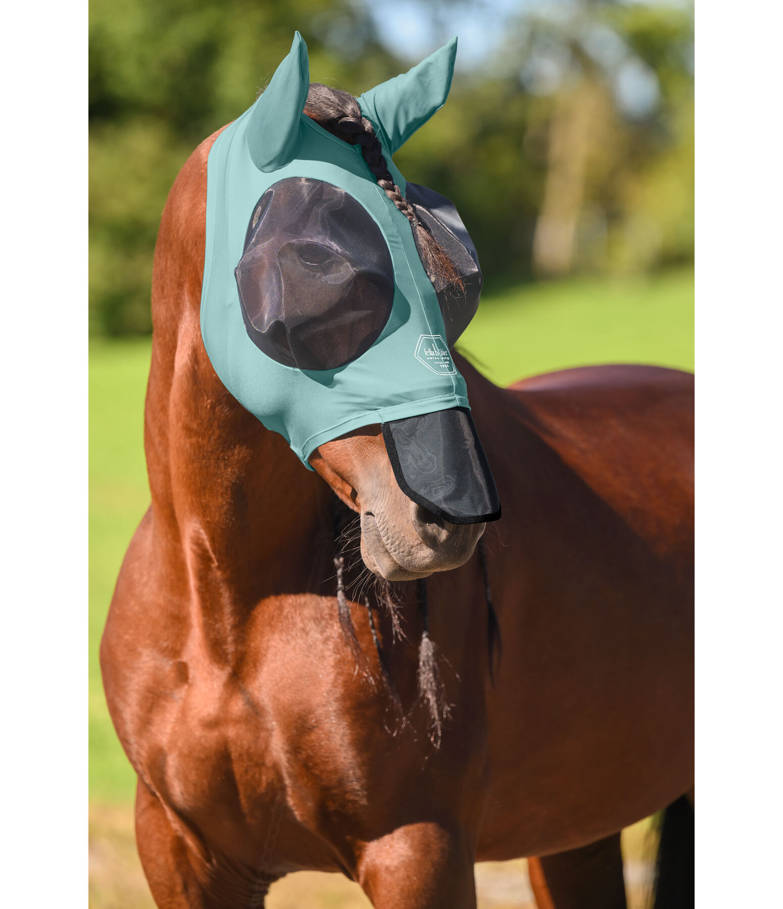 Masque anti-mouches avec prot�ge-naseaux anti-UV  Stretch Comfort