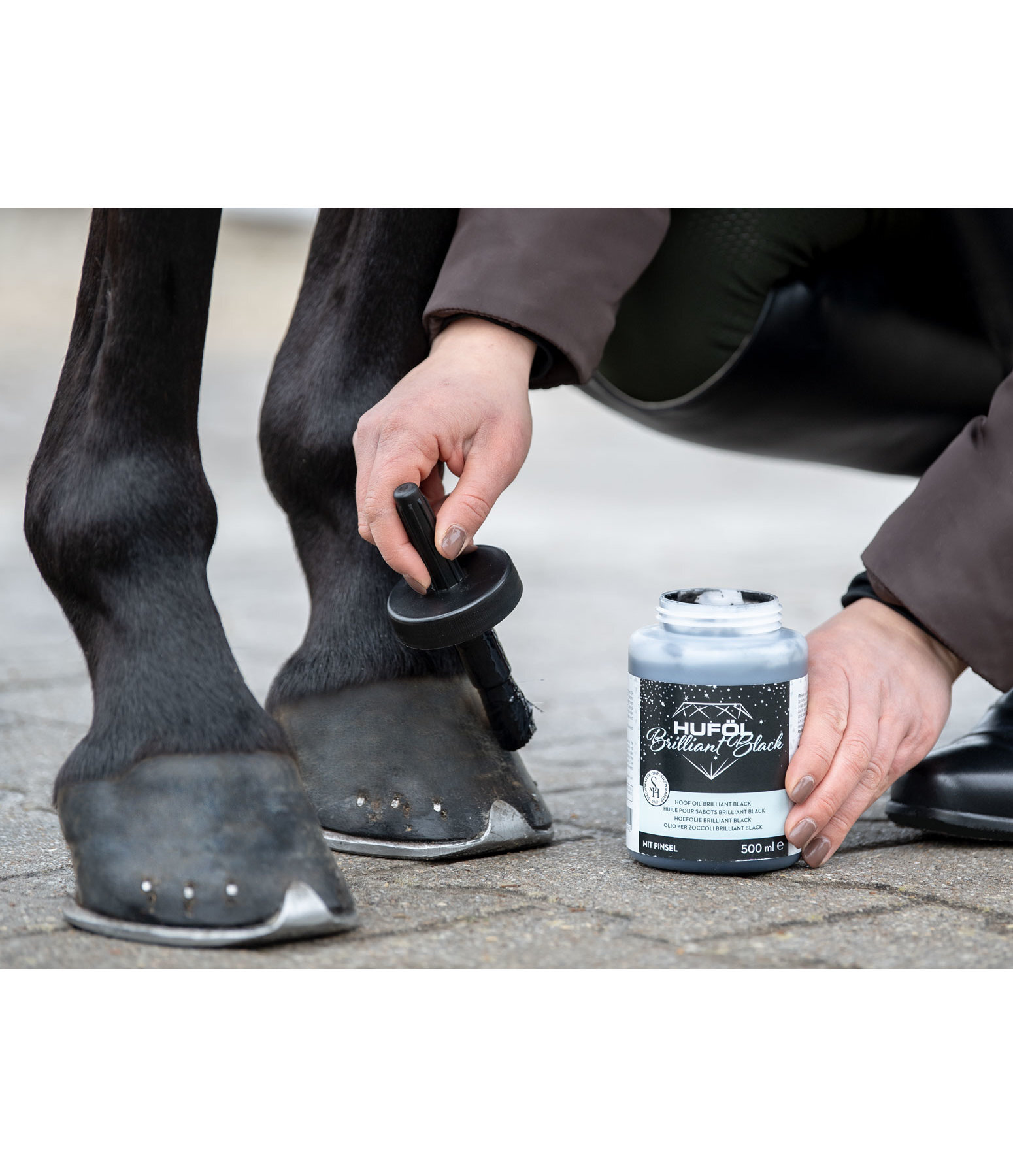 Huile pour sabots  Brilliant Black
