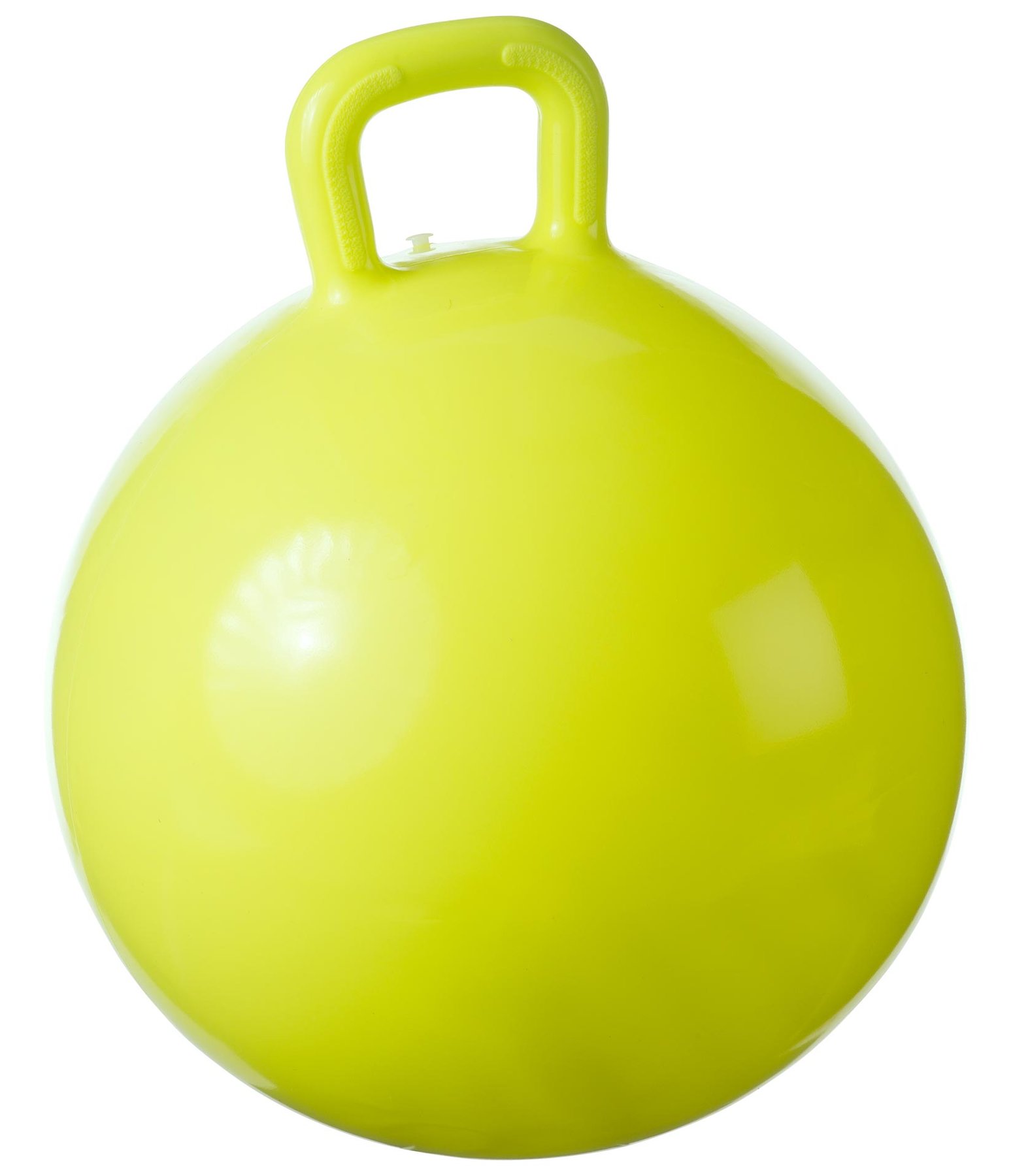 Balle plastique jaune