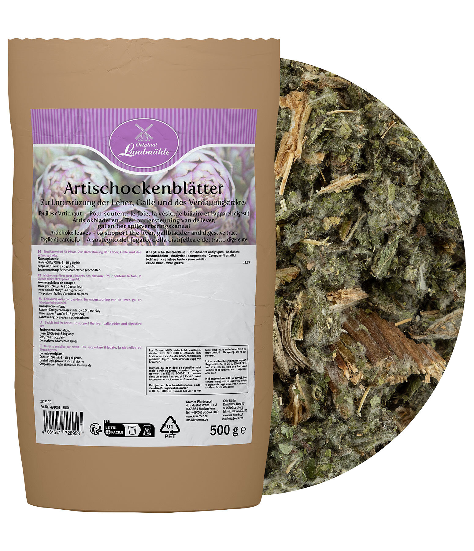 Feuilles d'artichaut