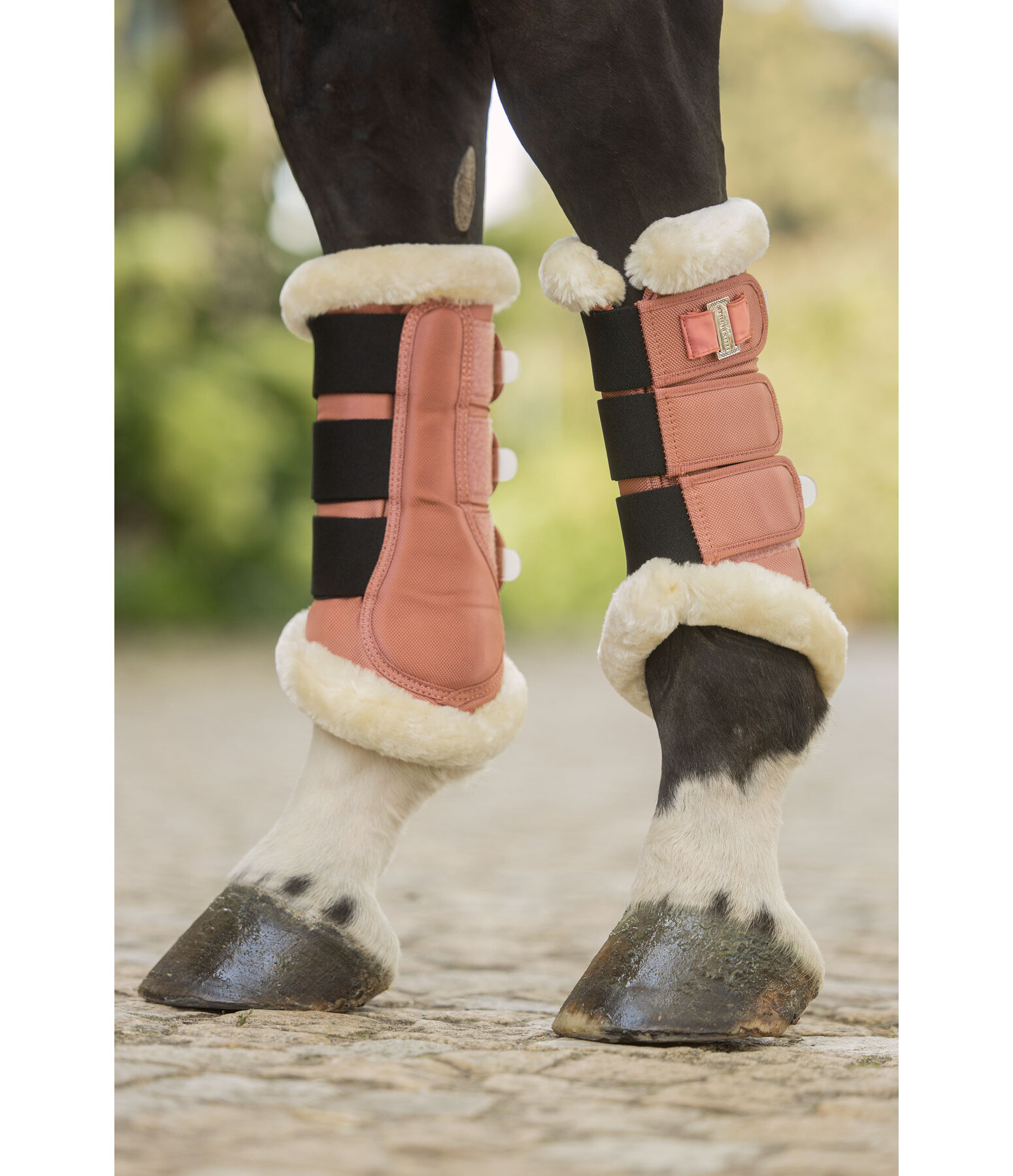 Gu�tres de dressage en polaire Teddy  Essential (post�rieurs)