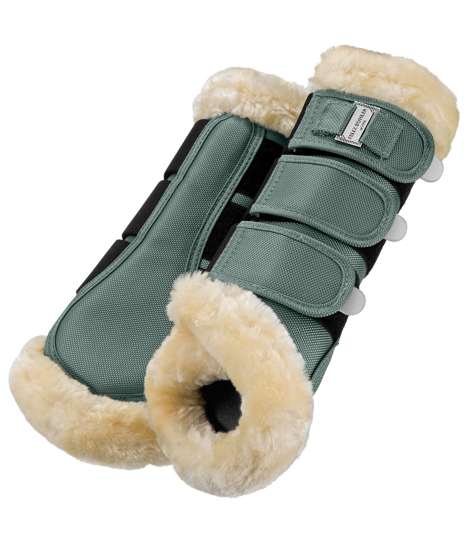Gu�tres de dressage en polaire Teddy  Essential (post�rieurs)