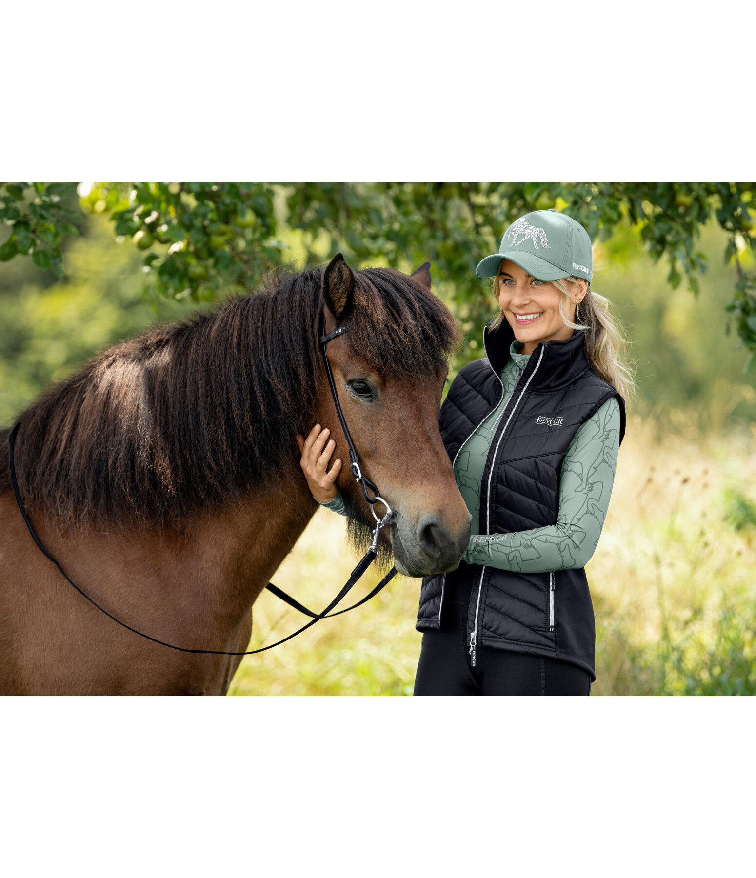 Gilet d'quitation bi-matire   Fjola