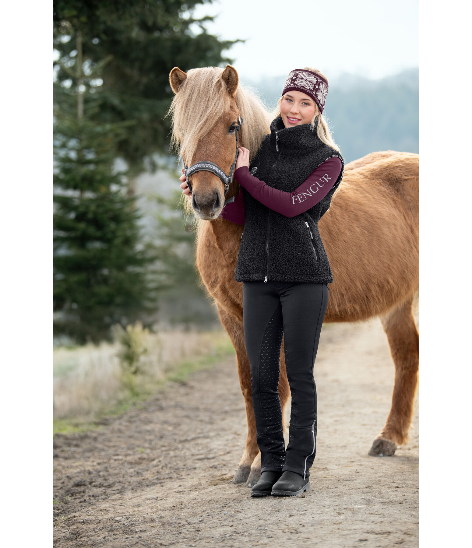 Gilet en polaire sherpa  Feldur