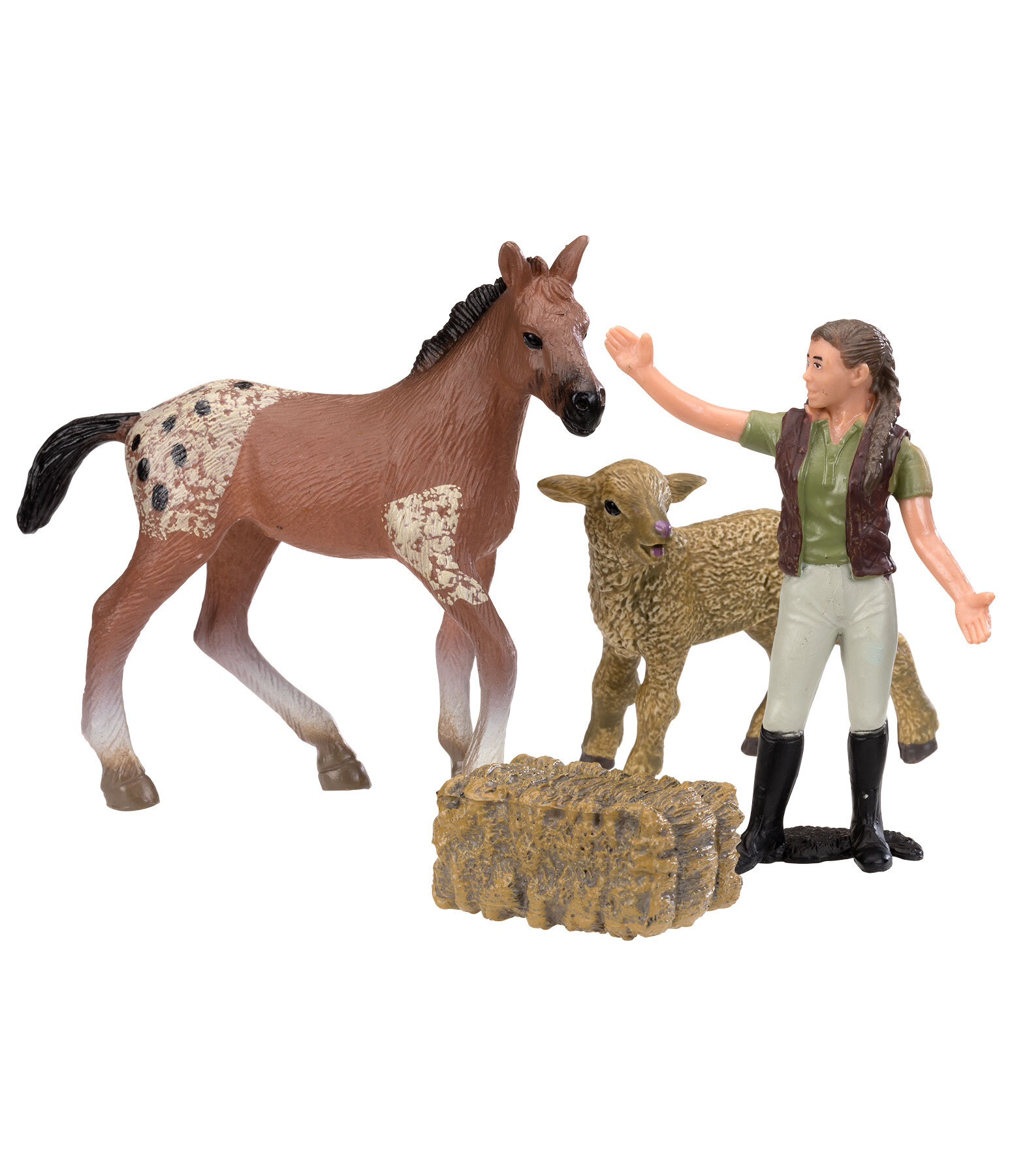 Soigneuse et poulain  Play series