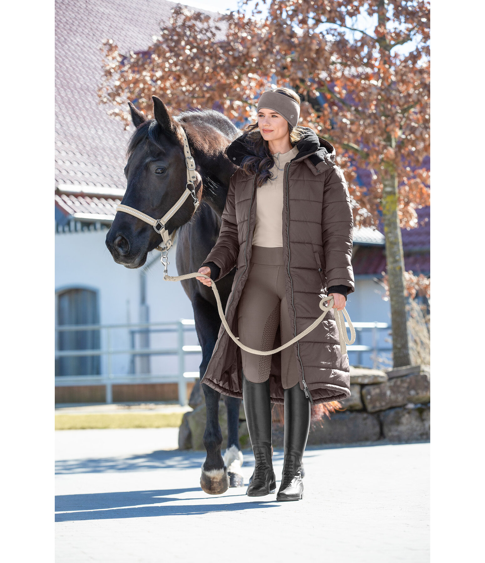 Manteau d'quitation  capuche  Davos II