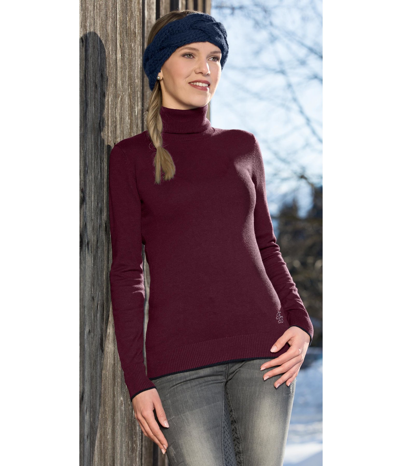 Pull-over à col roulé Lucy
