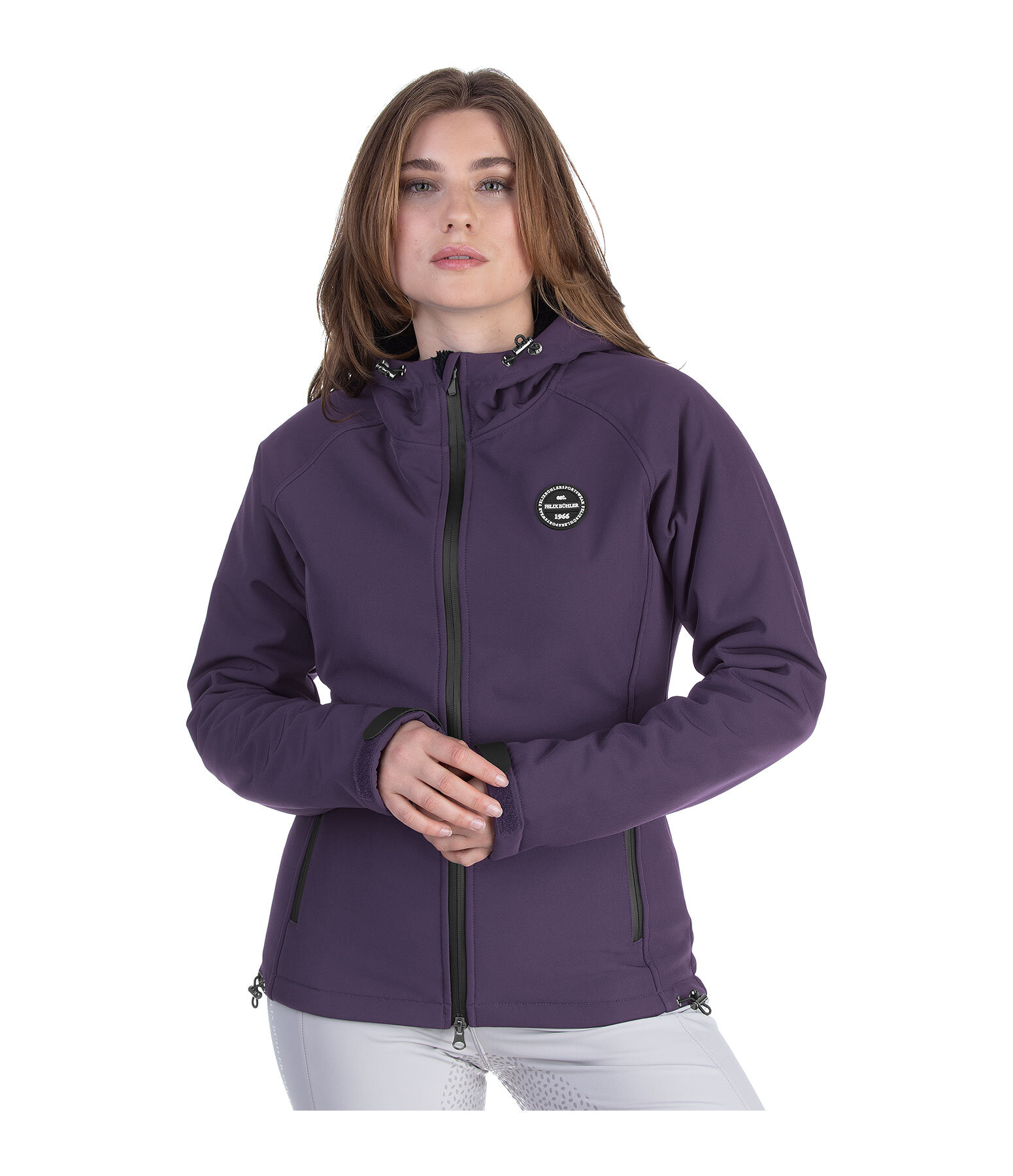 Veste d'quitation softshell  capuche  Lara