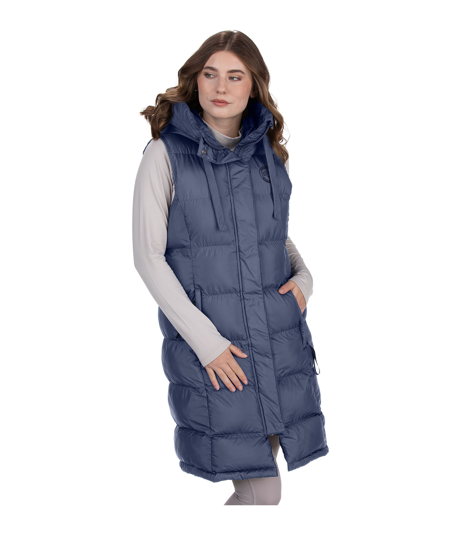 Gilet long  capuche  Clara