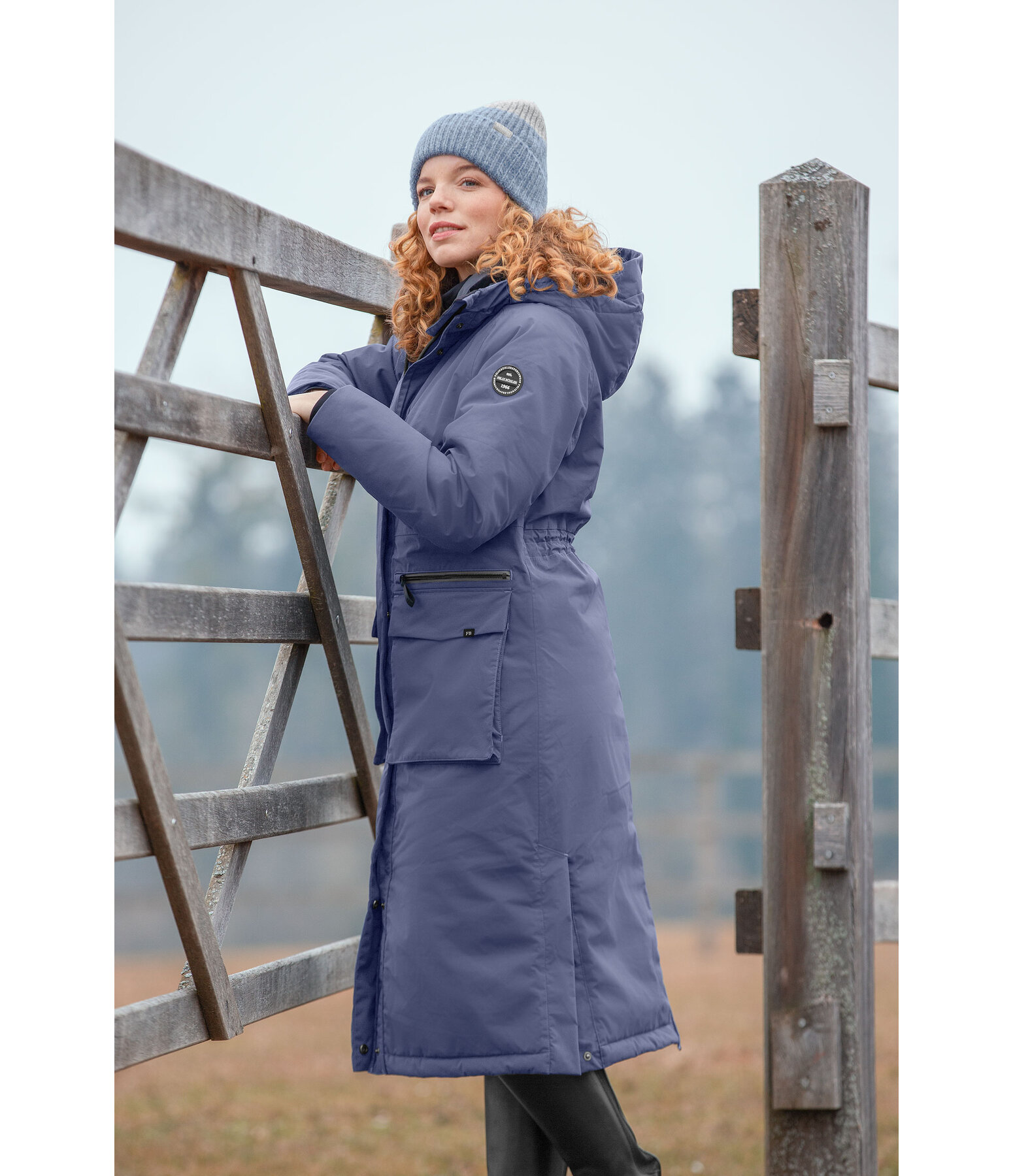 Parka longue  capuche  Claudi