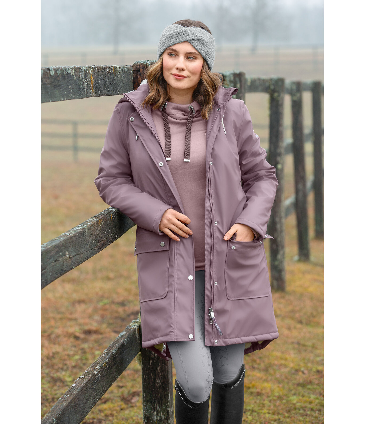 Manteau de pluie avec doublure en fourrure Teddy  Paris