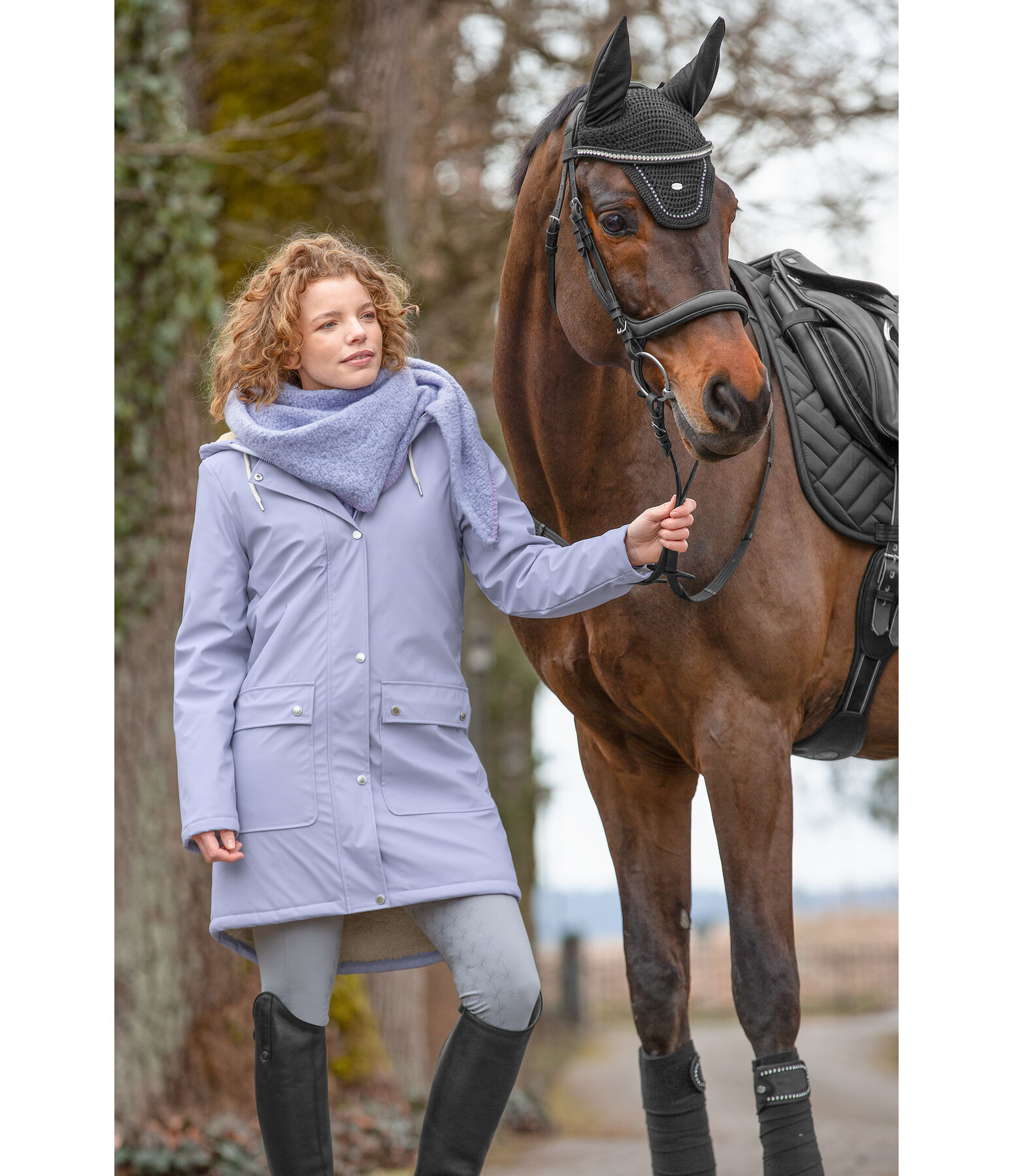 Manteau de pluie avec doublure en fourrure Teddy  Paris