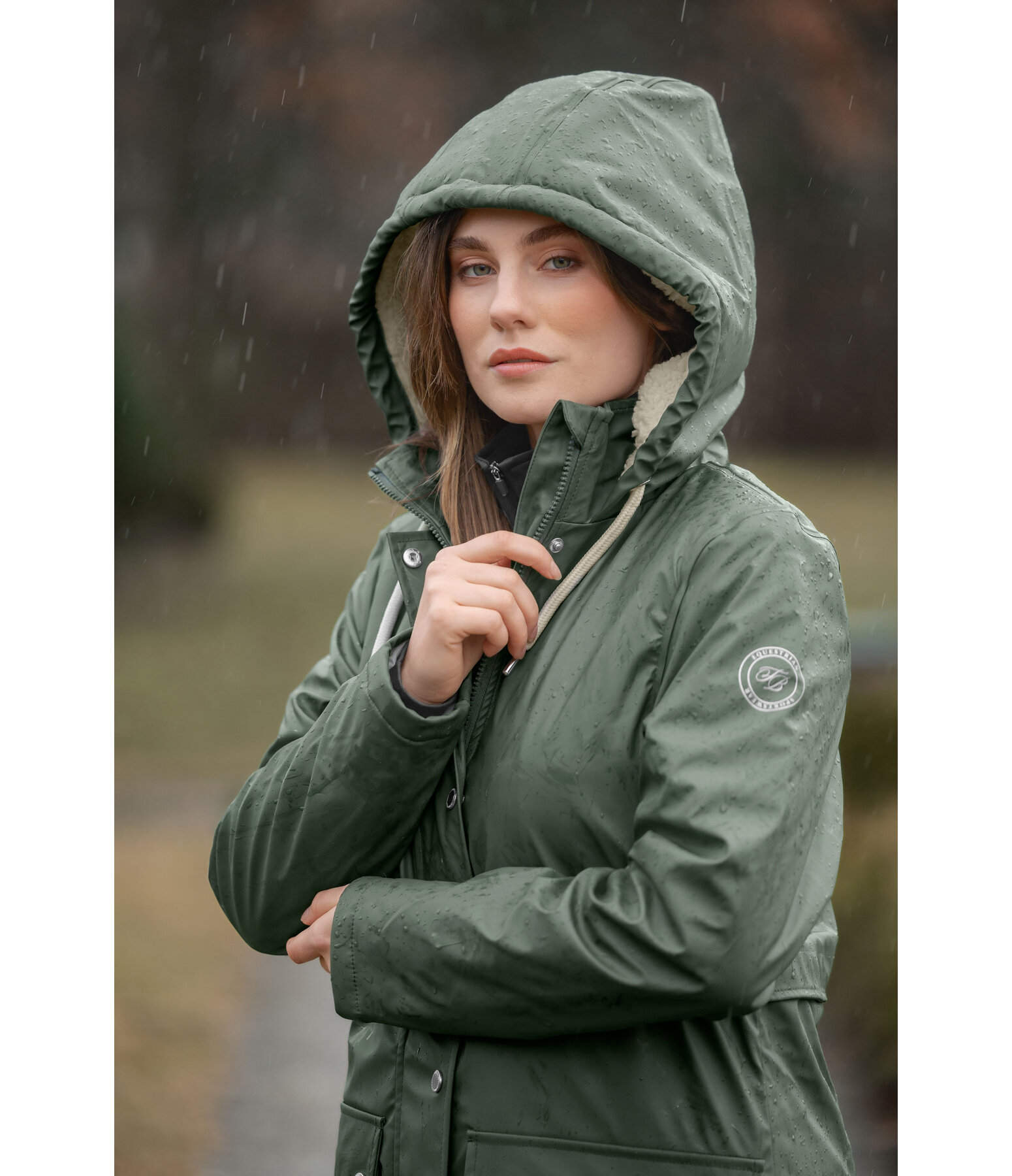 Manteau de pluie avec doublure en fourrure Teddy  Paris