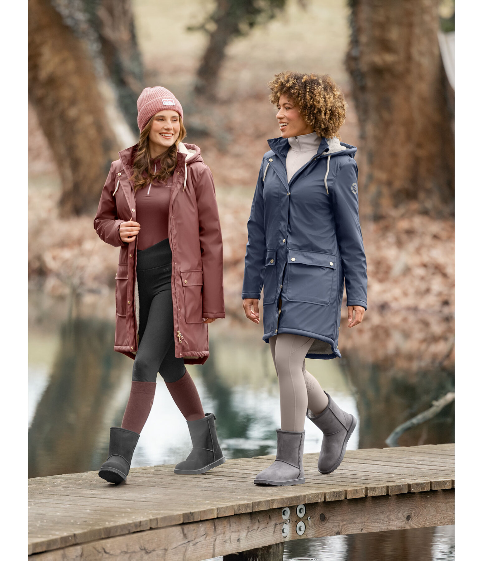 Manteau de pluie avec doublure en fourrure Teddy  Paris