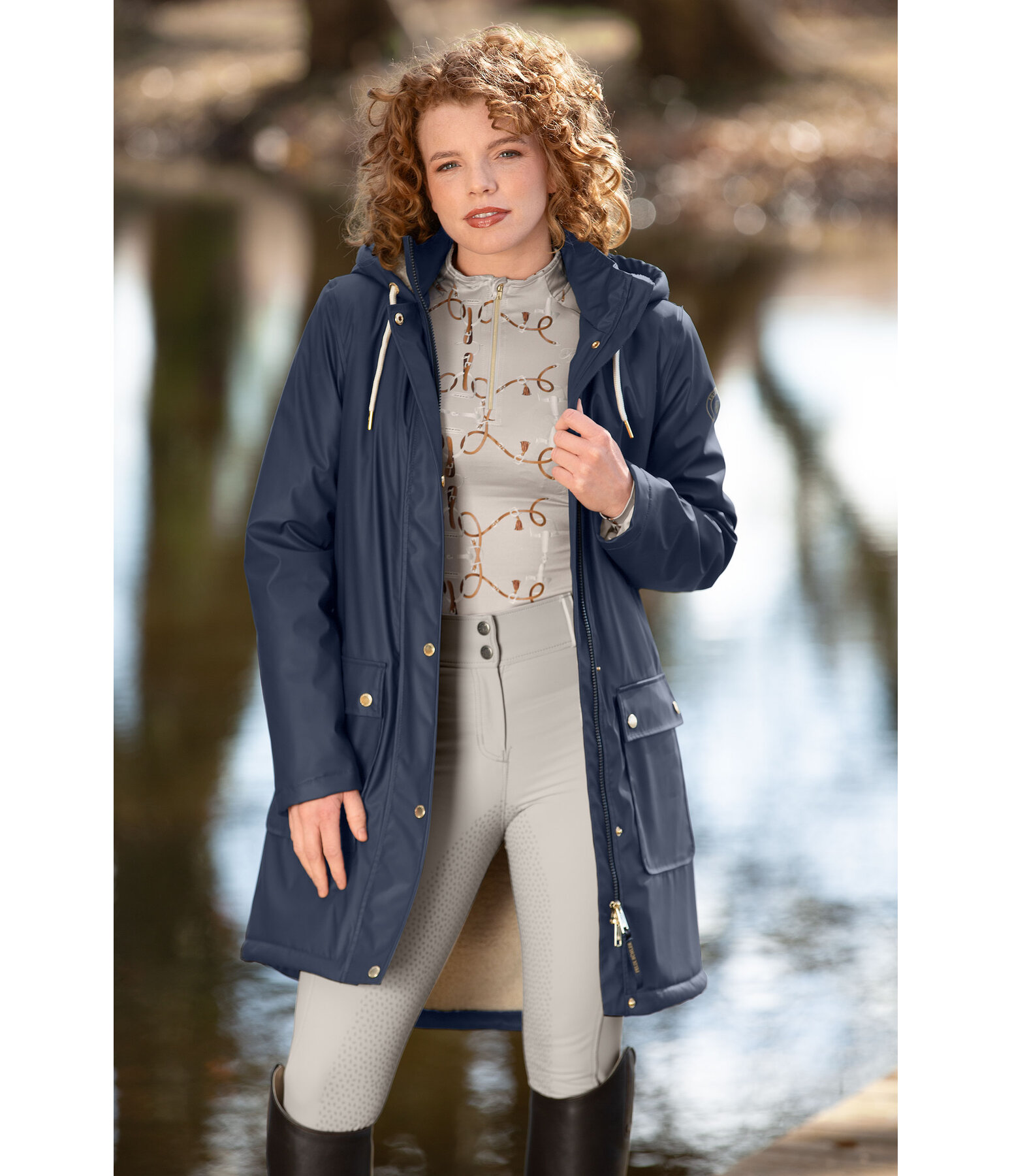 Manteau de pluie avec doublure en fourrure Teddy  Paris