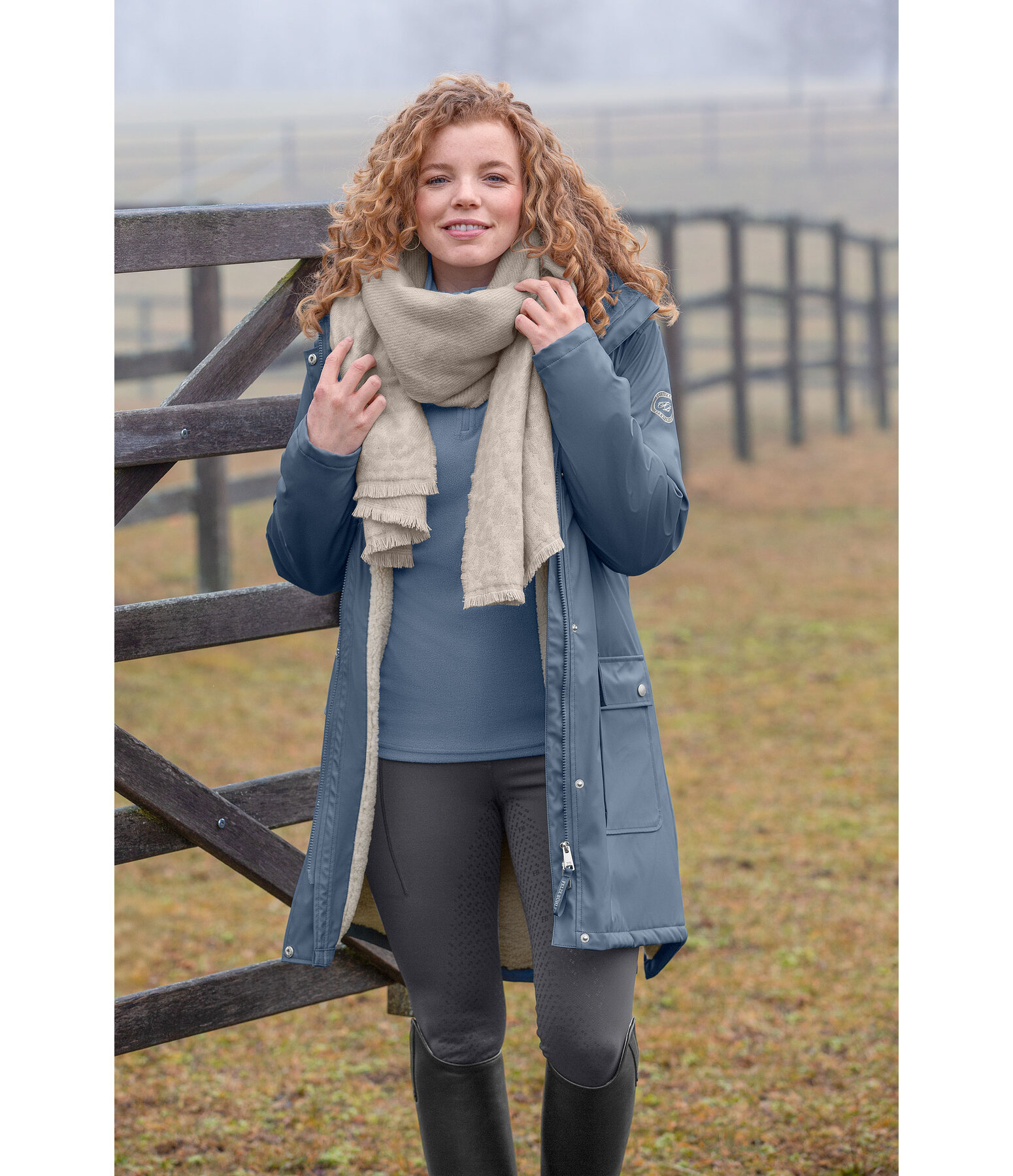 Manteau de pluie avec doublure en fourrure Teddy  Paris