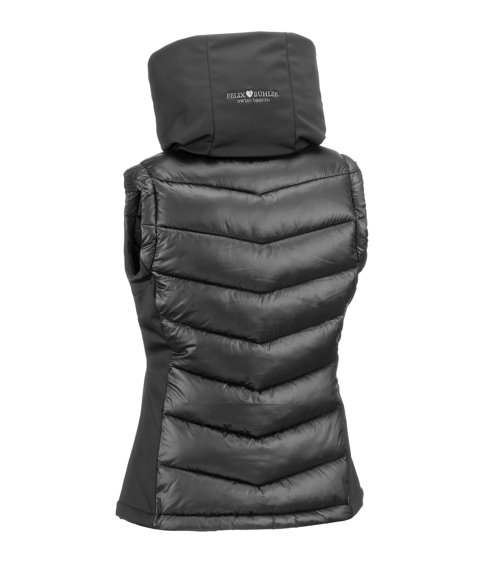 Gilet d'quitation bi-matire softshell  capuche  Katlyn