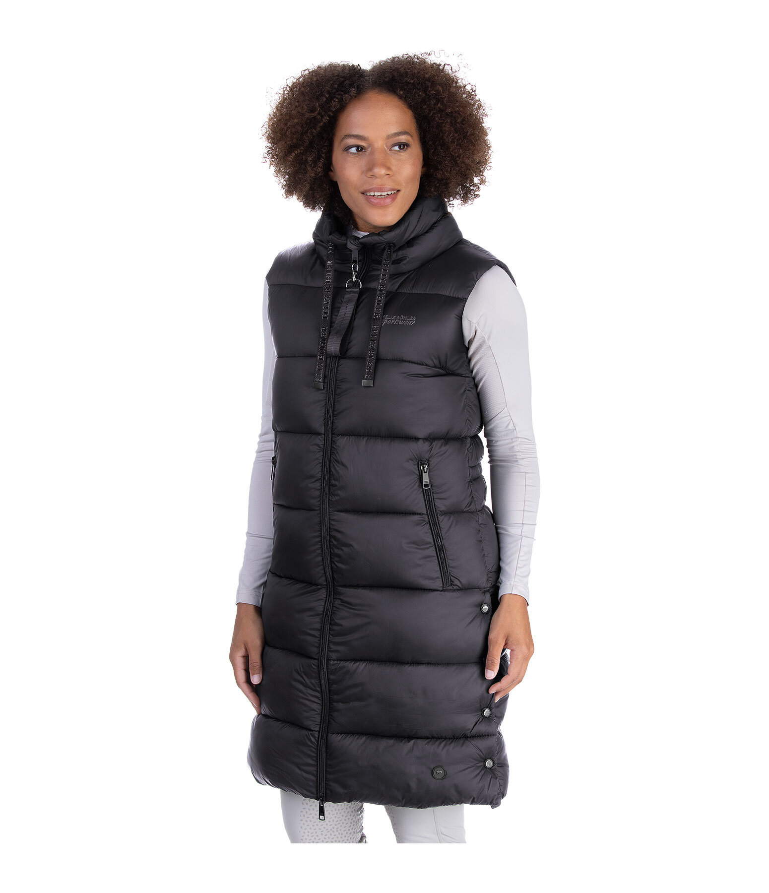 Gilet d'quitation matelass long  Amber