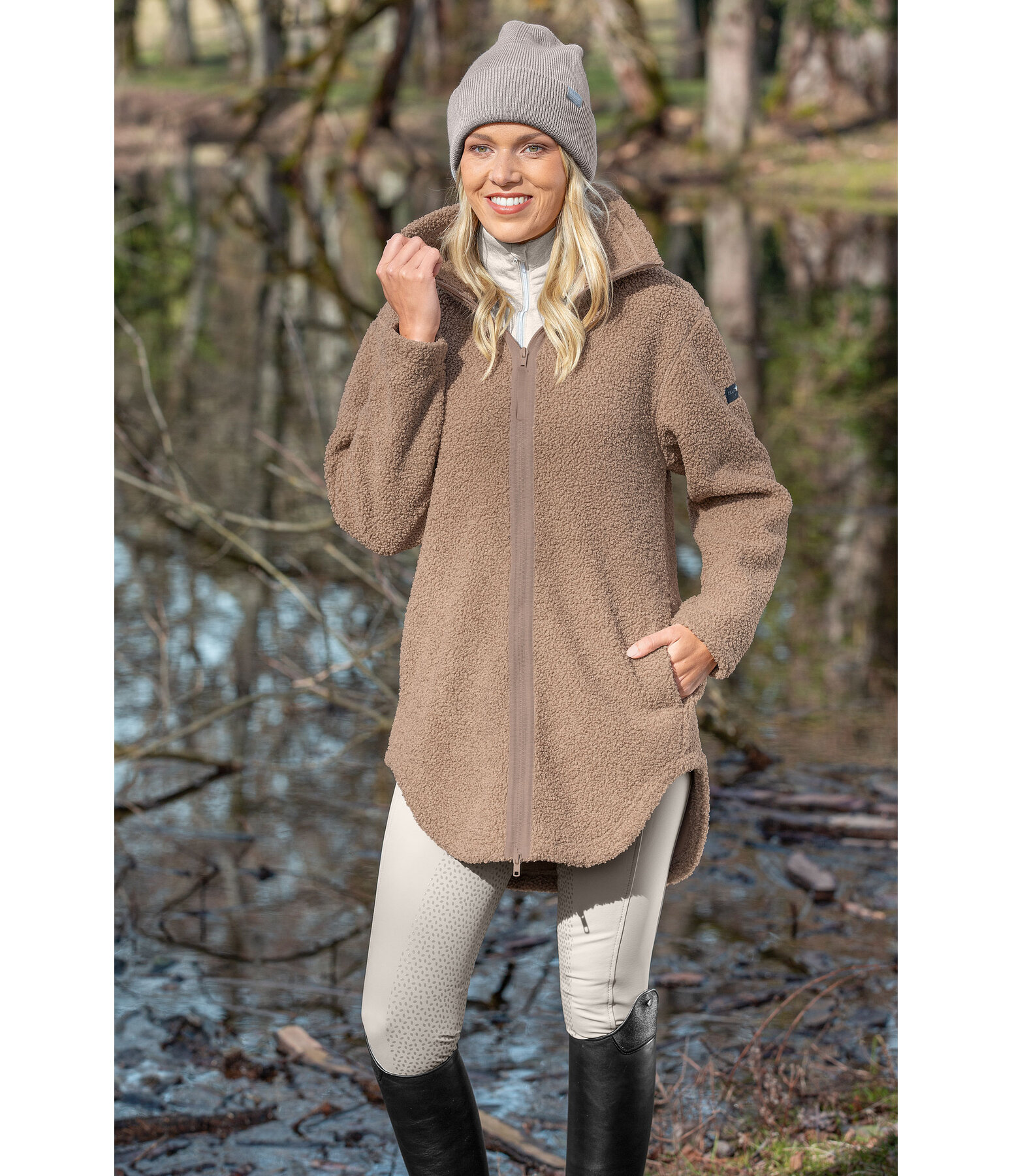 Manteau en polaire Teddy  Chiara