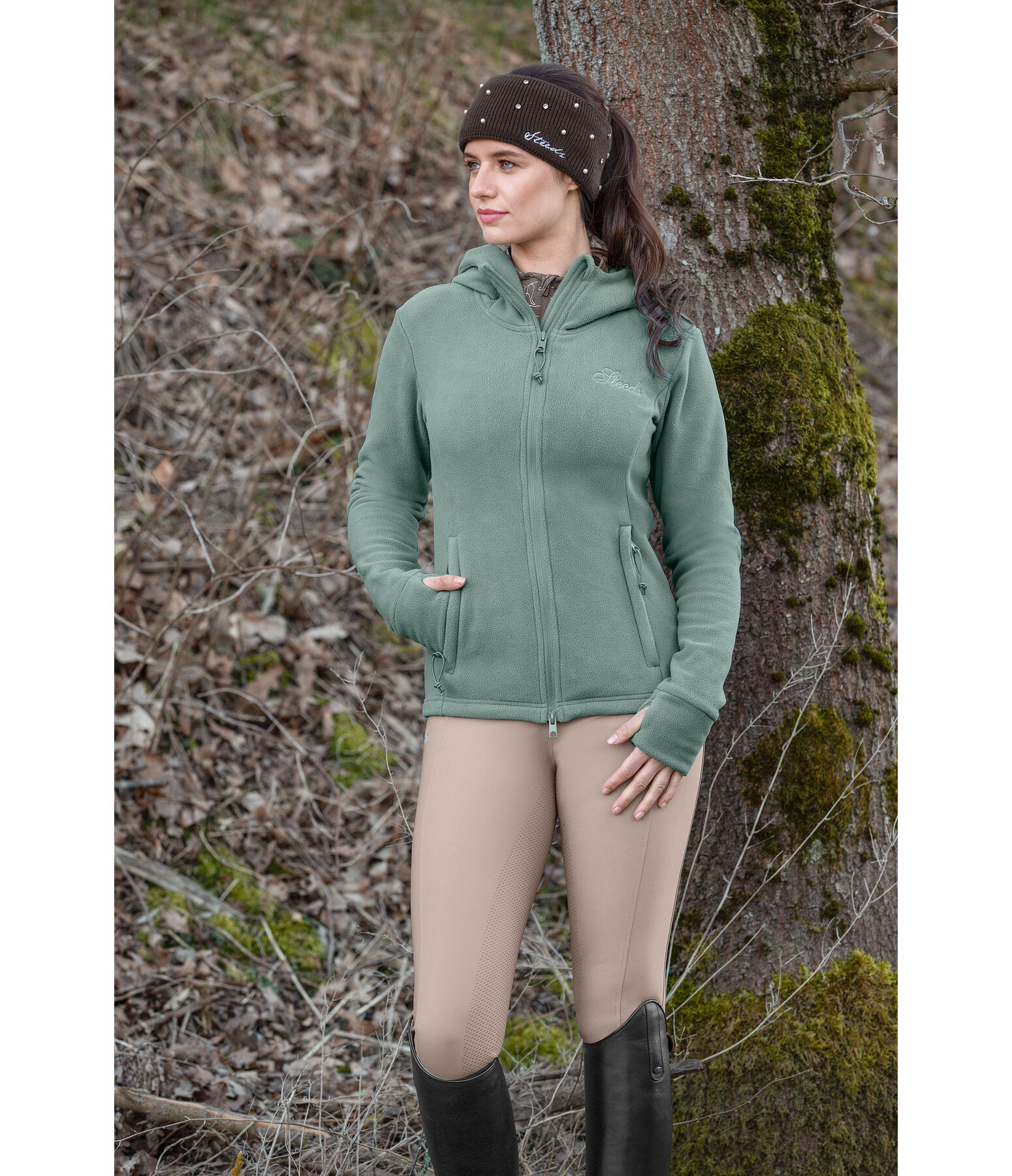 Veste polaire  capuche hiver  Kiki