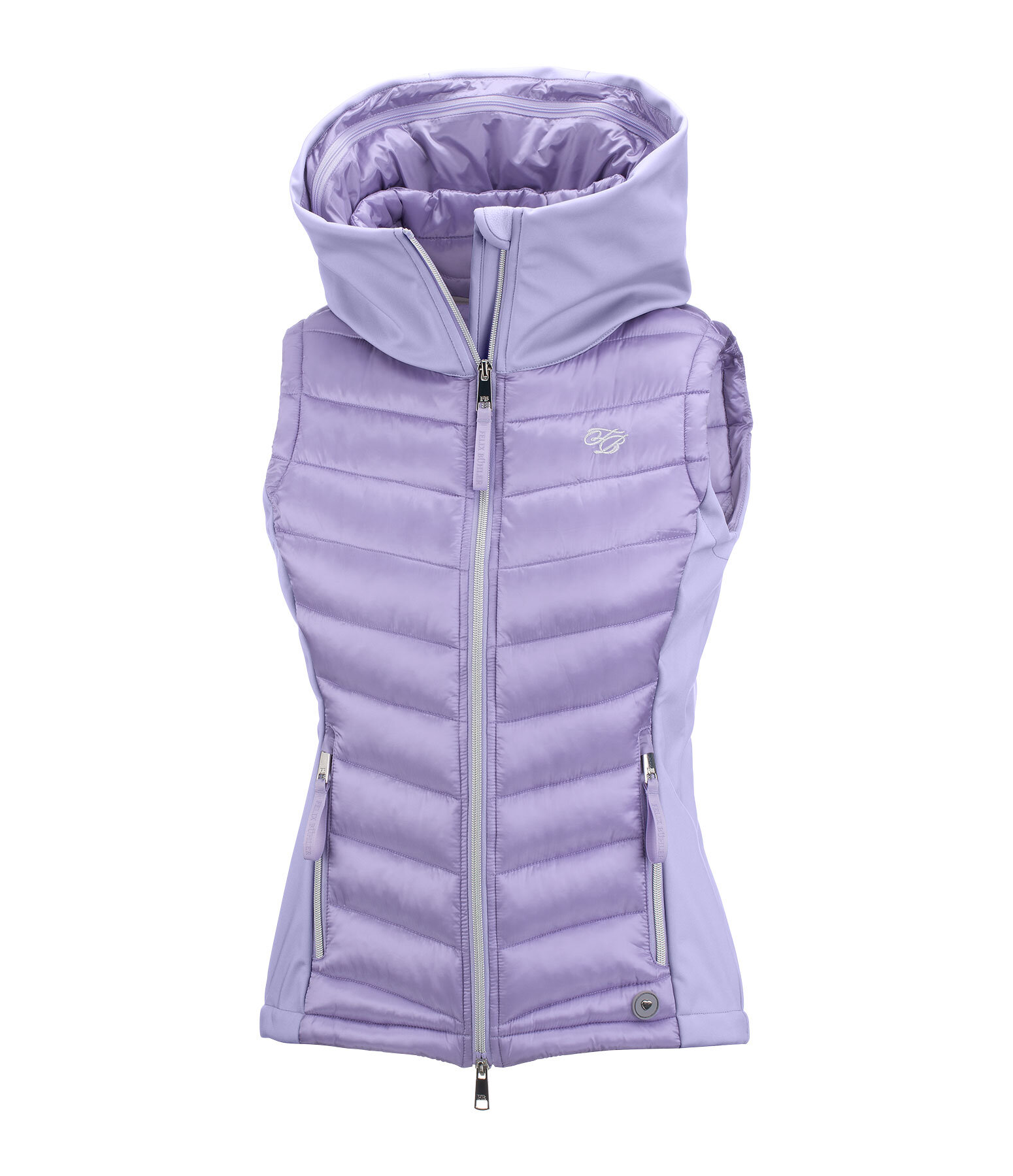 Gilet d'quitation bi-matire  capuche  Zoey