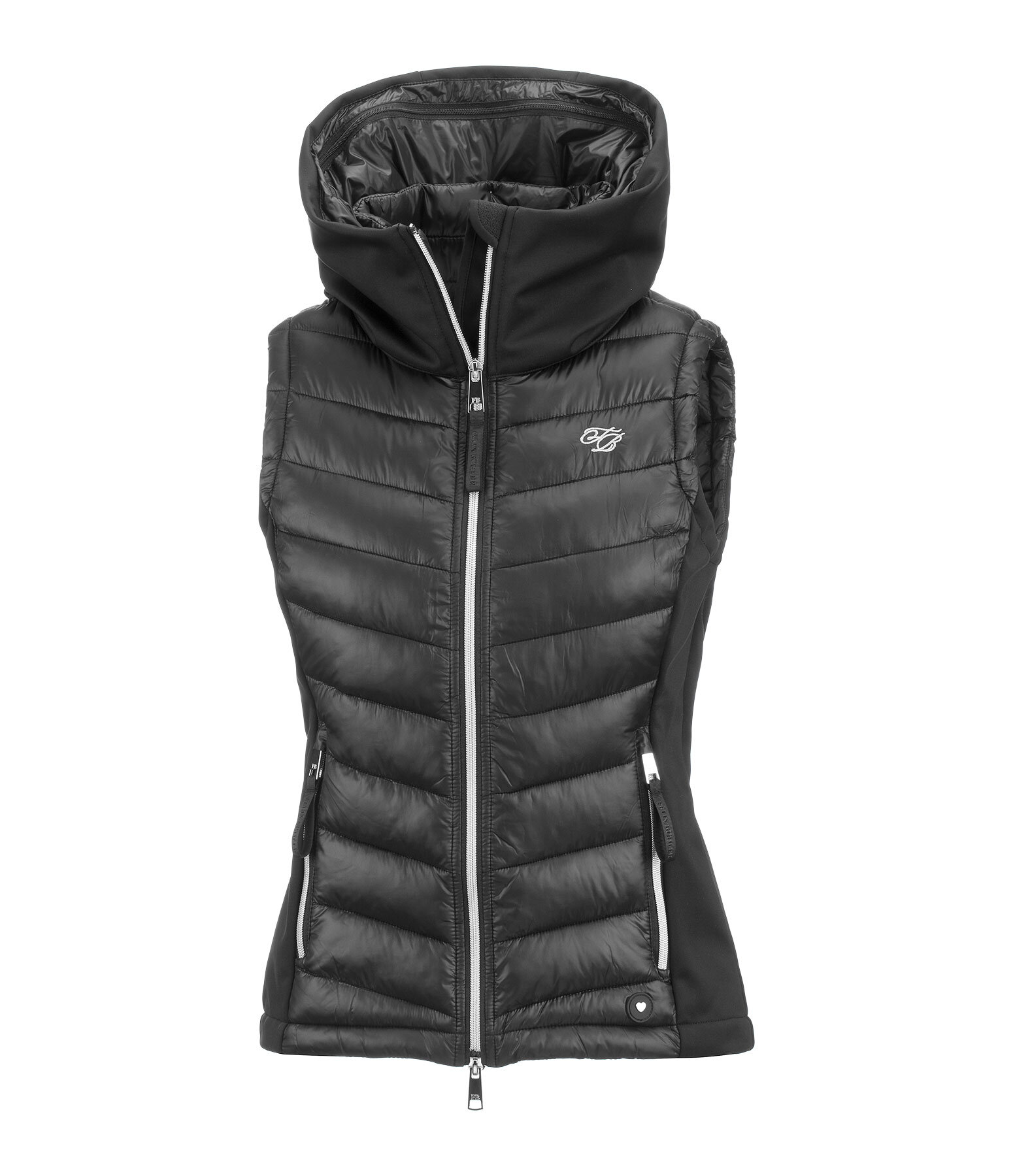 Gilet d'quitation bi-matire  capuche  Zoey