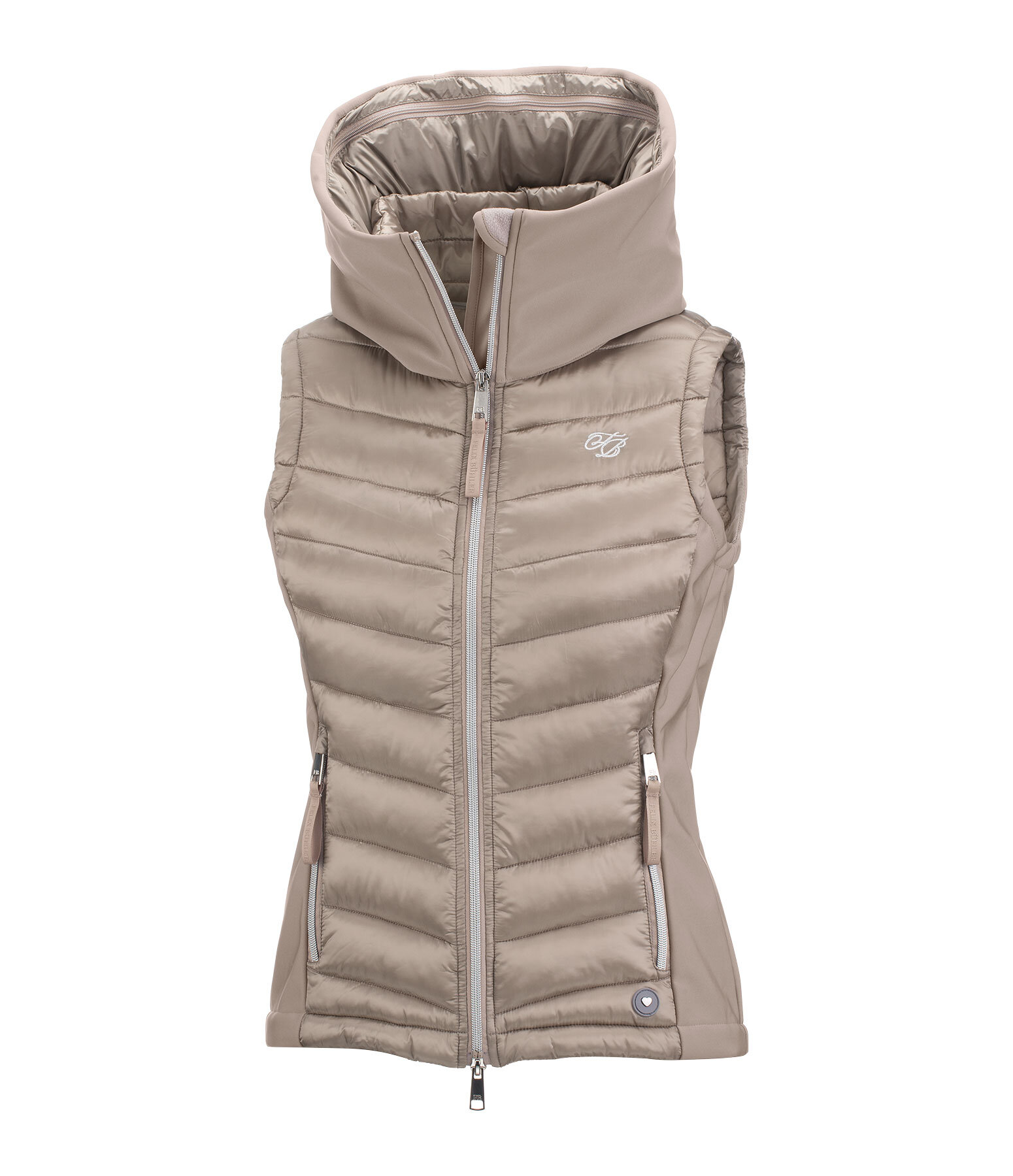 Gilet d'quitation bi-matire  capuche  Zoey