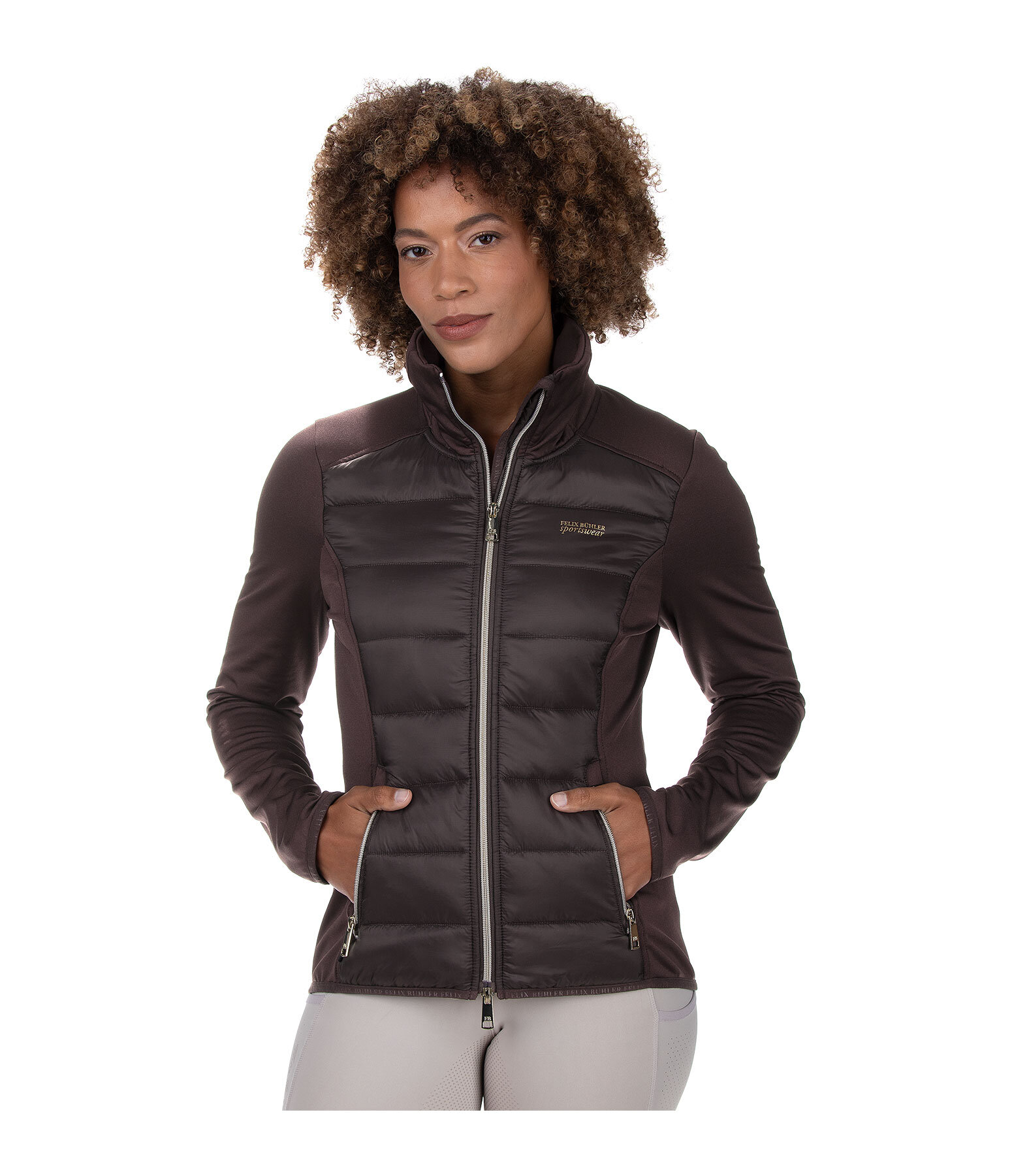 Veste bi-mati�re  Hanni