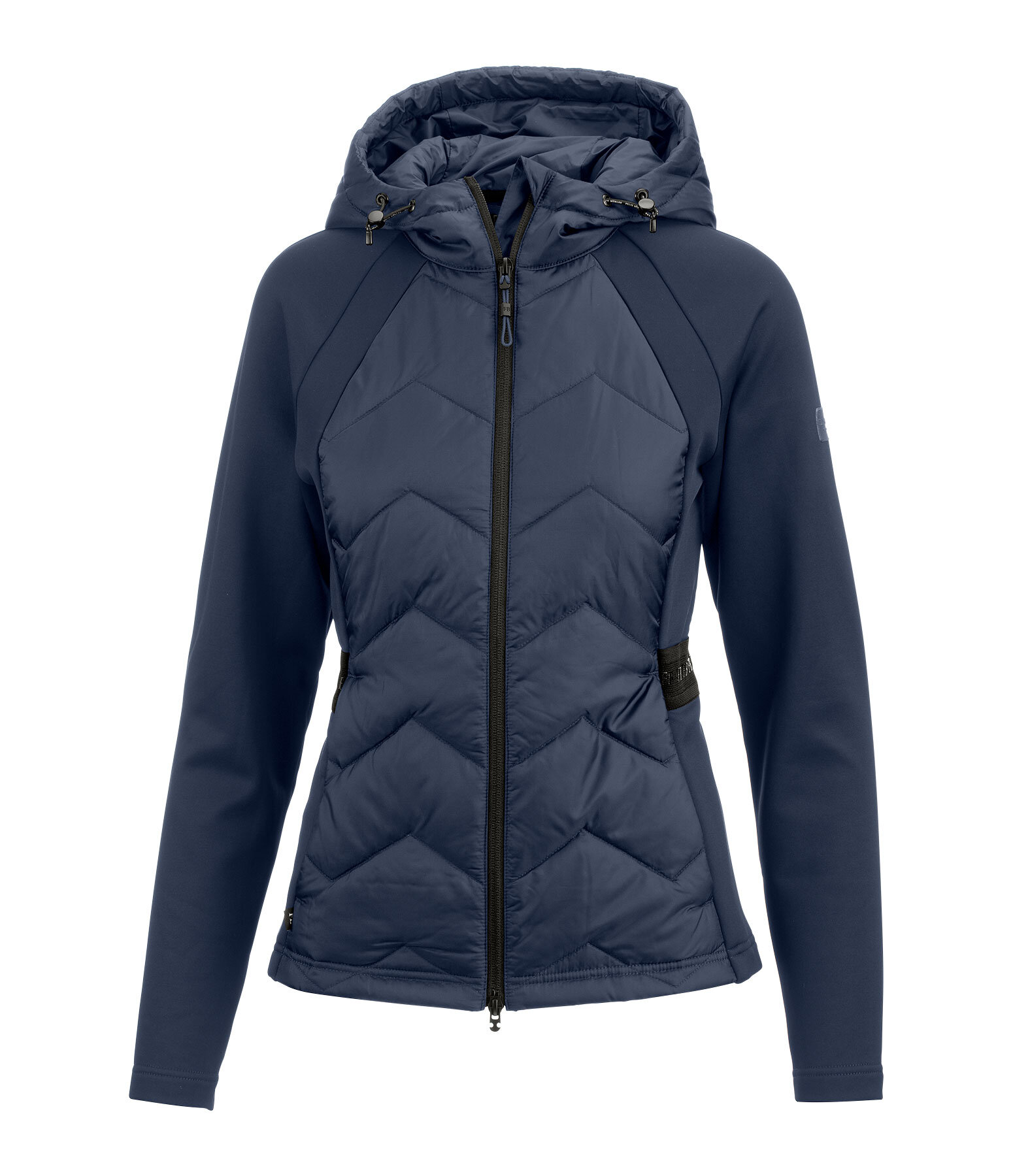 Veste bi-matire  capuche  Megan