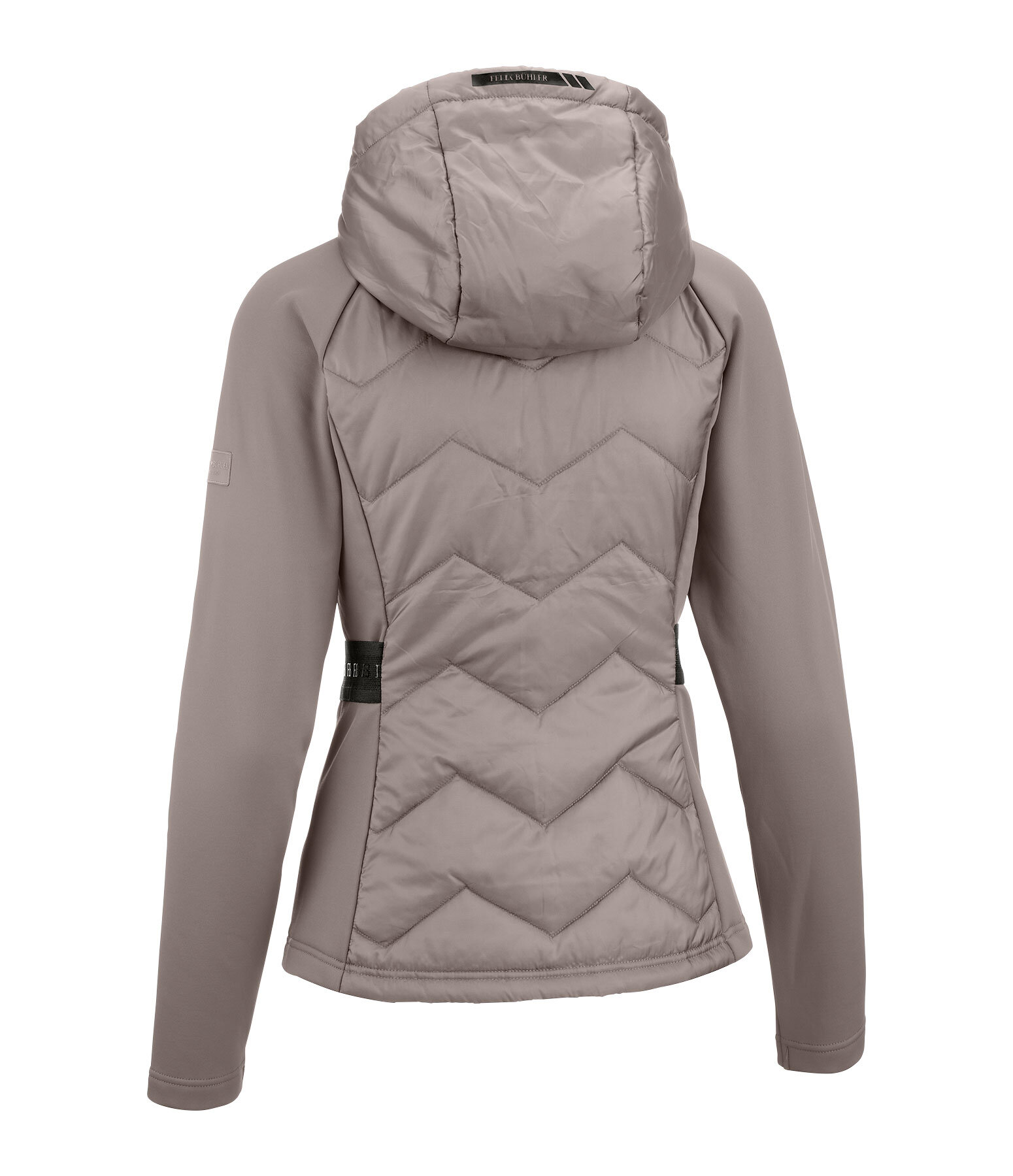 Veste bi-matire  capuche  Megan