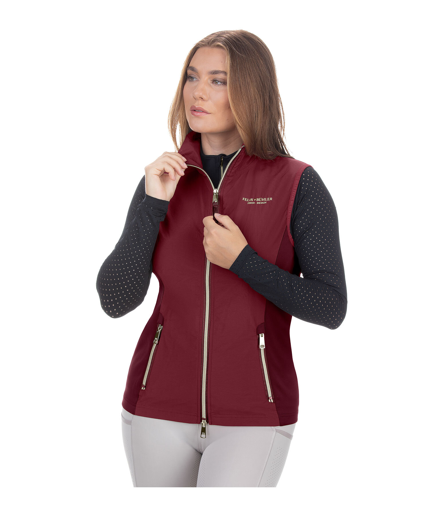 Gilet d'quitation bi-matire  Jeanne