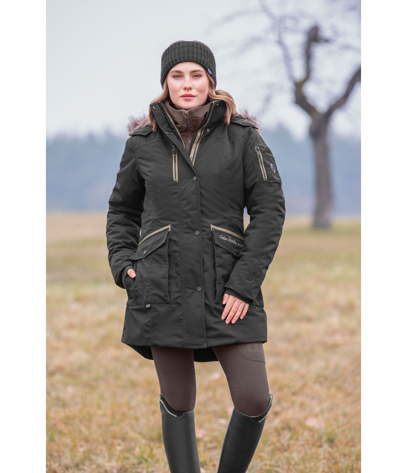 Parka d'quitation technique  capuche  Ulla