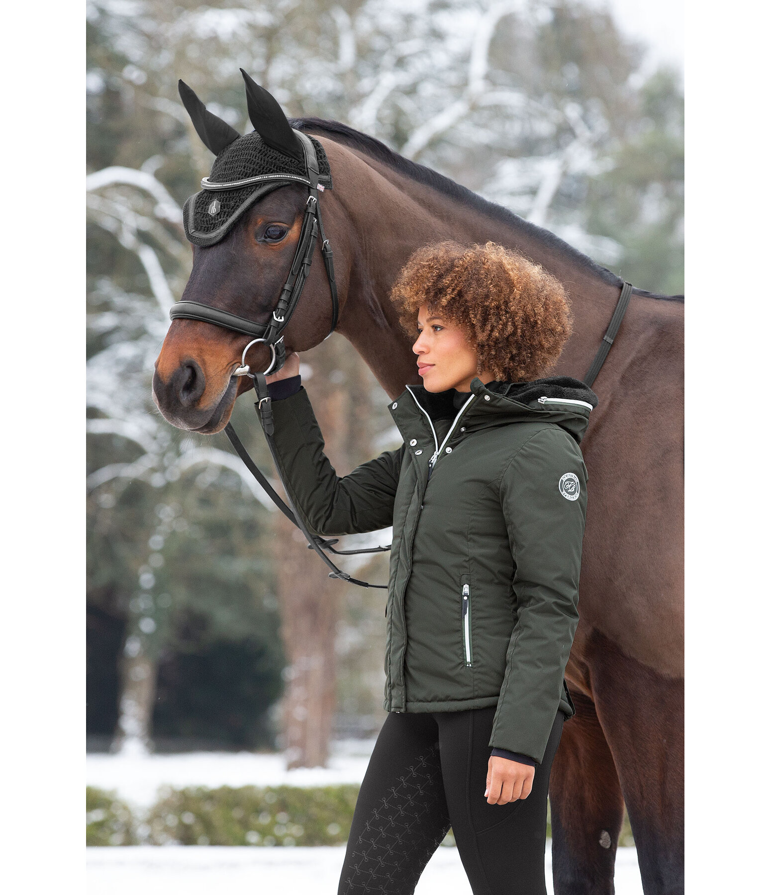 Veste d'quitation  capuche  Lotta