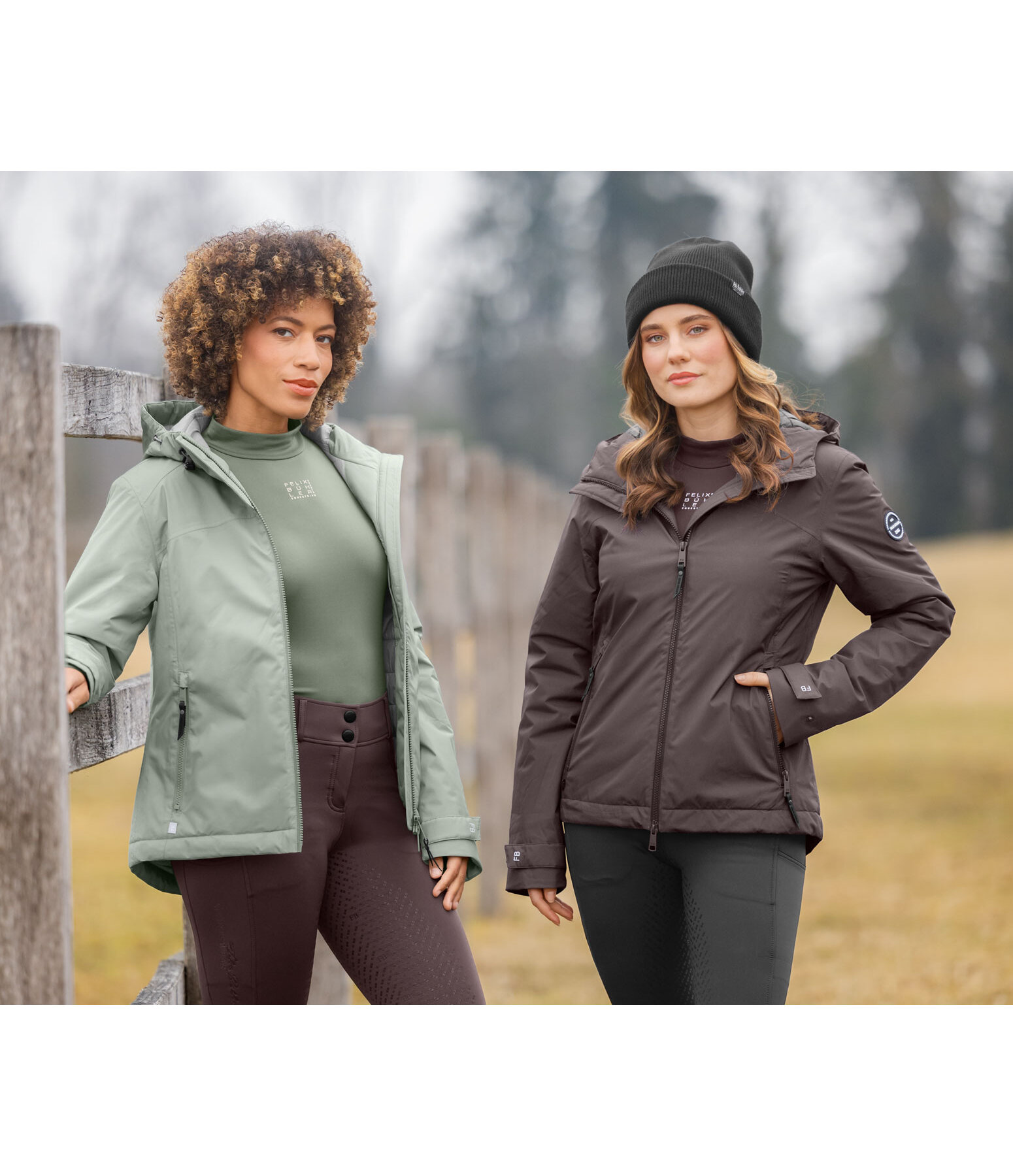 Veste d'�quitation technique � capuche  Emelie
